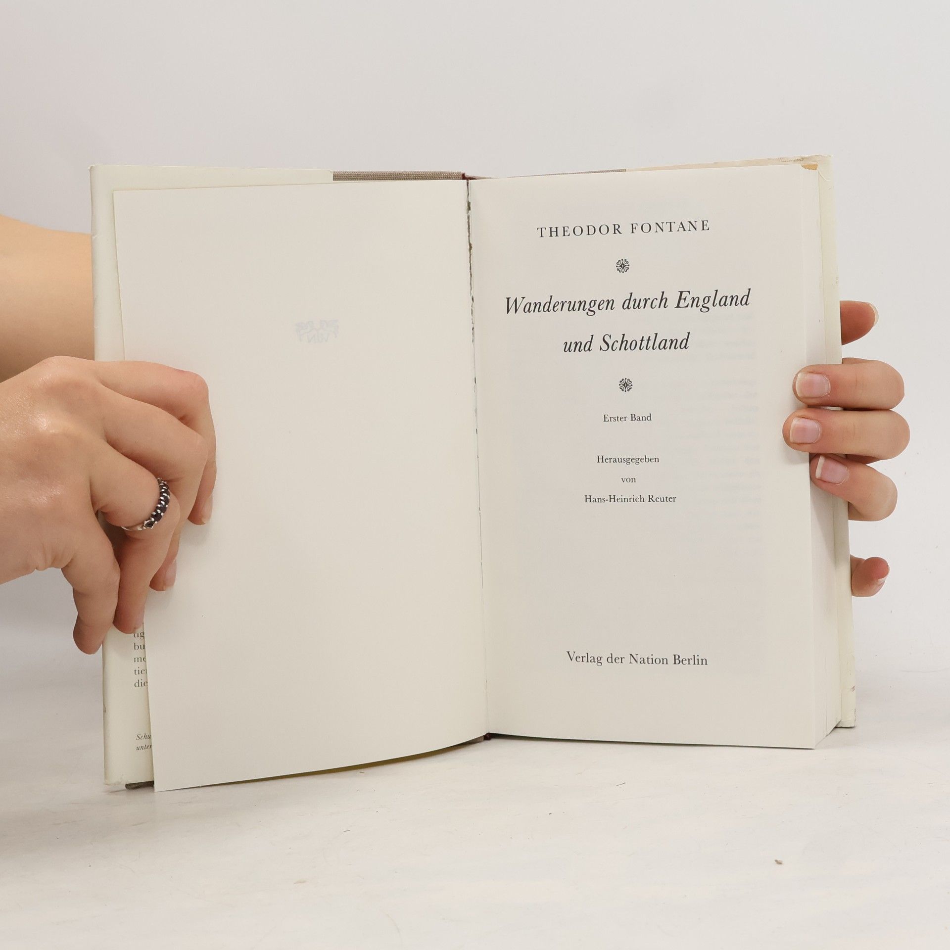 Theodor Fontane Wanderungen durch England und Schottland 1