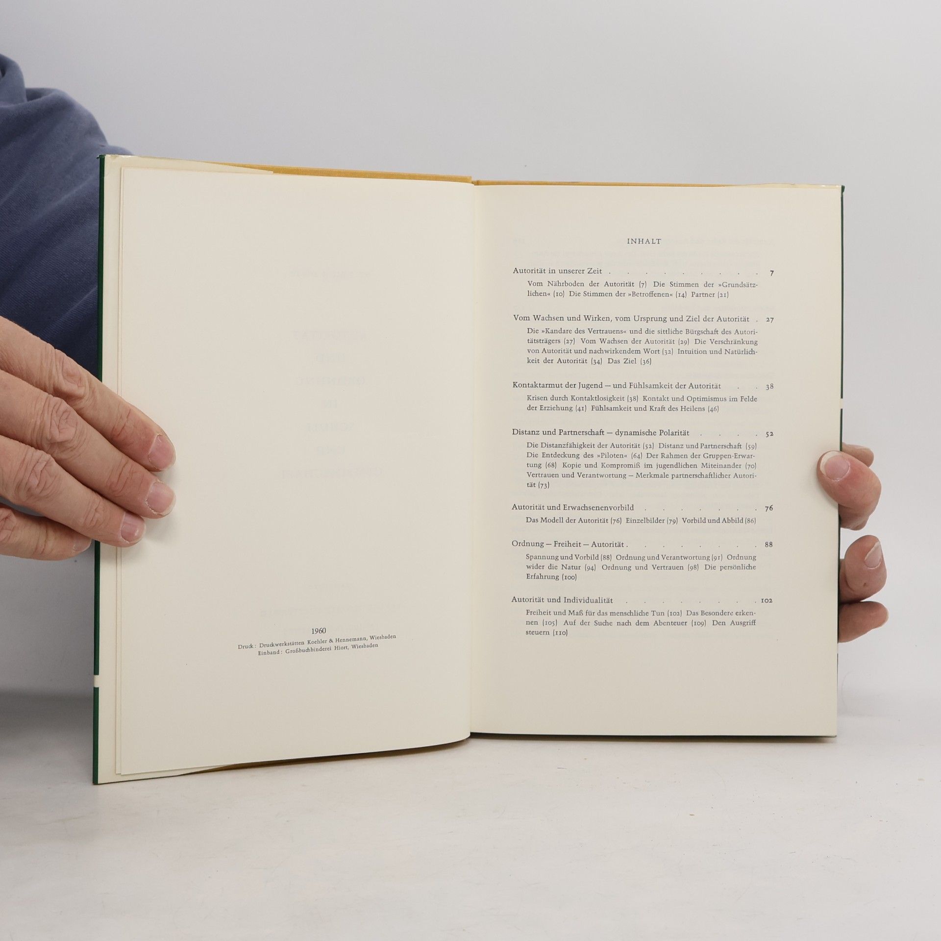 Heinrich Dietz Autorität und Ordnung in Schule und Gemeinschaft