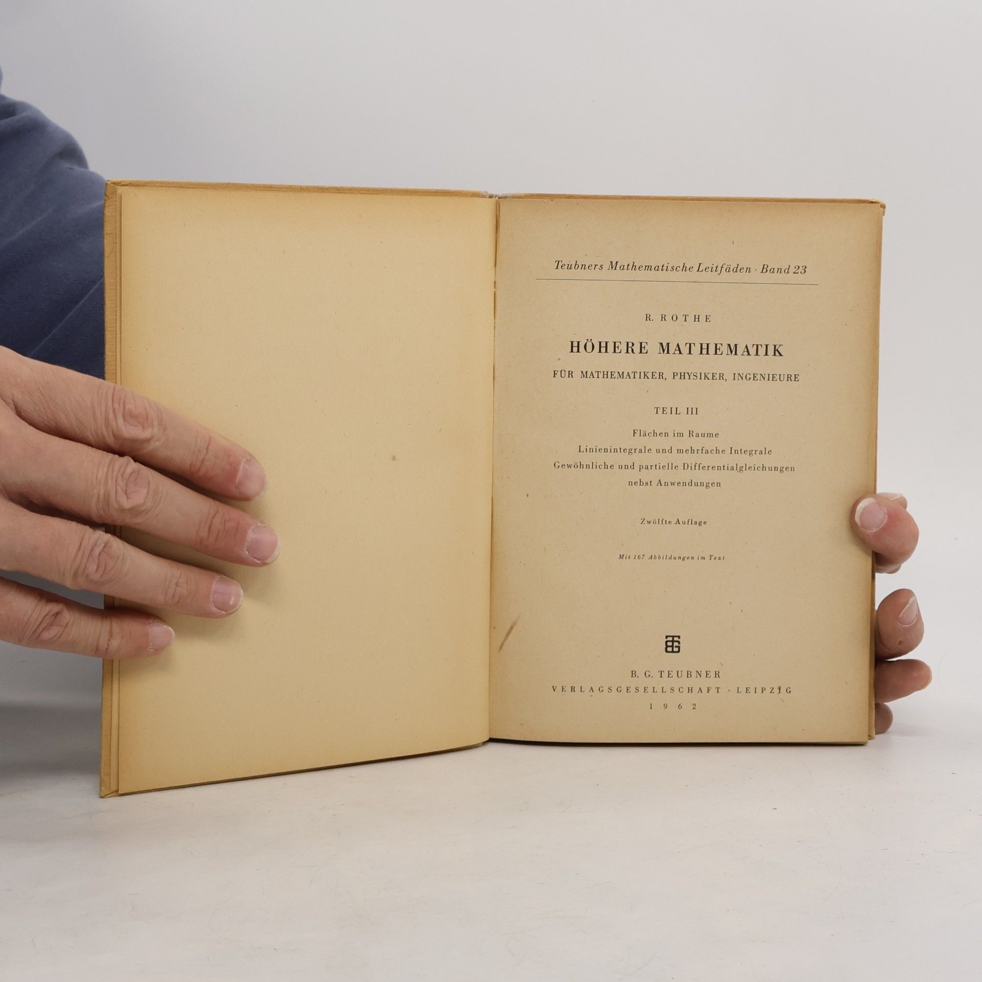 R. Rothe Höhere Mathematik. Teil III
