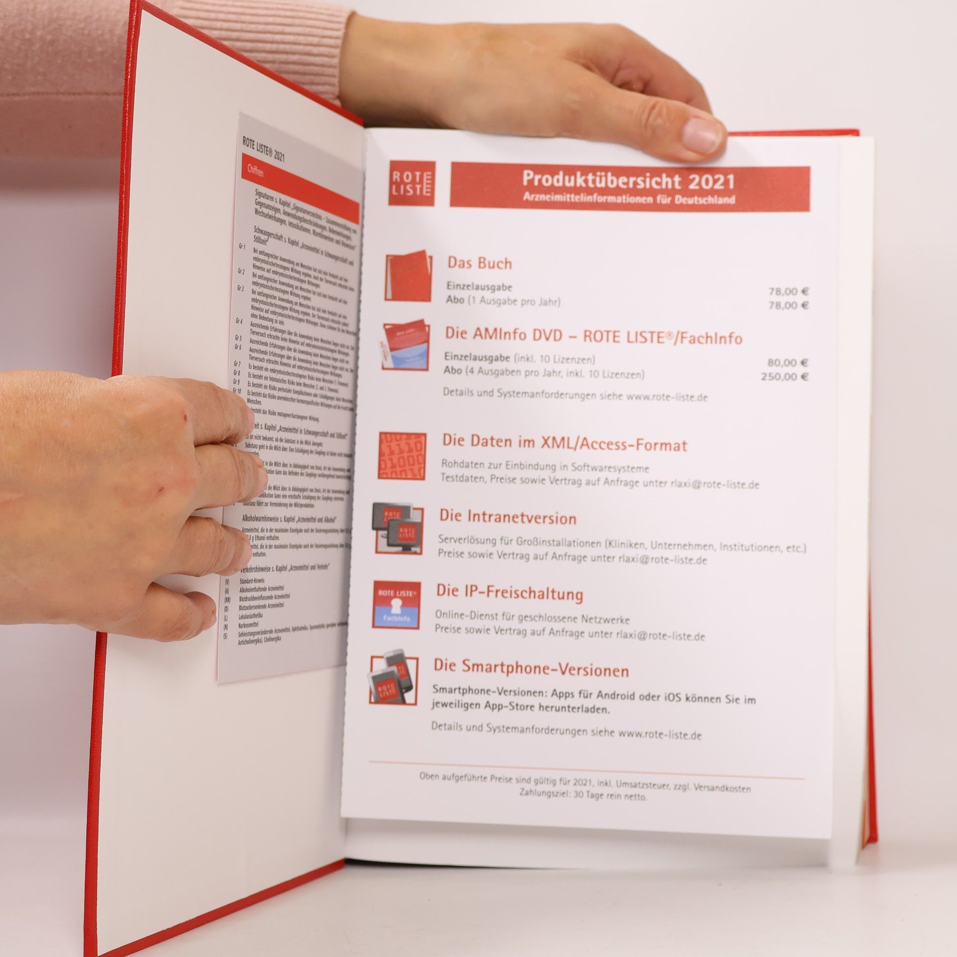 Rote Liste 2021 Buchausgabe Einzelausgabe