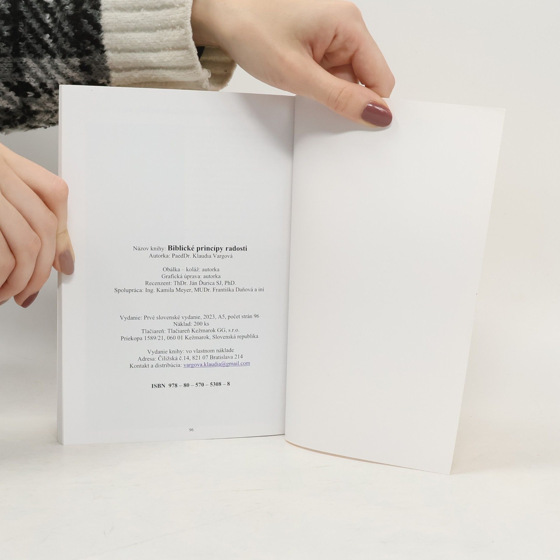 Klaudia Vargová Biblické princípy radosti
