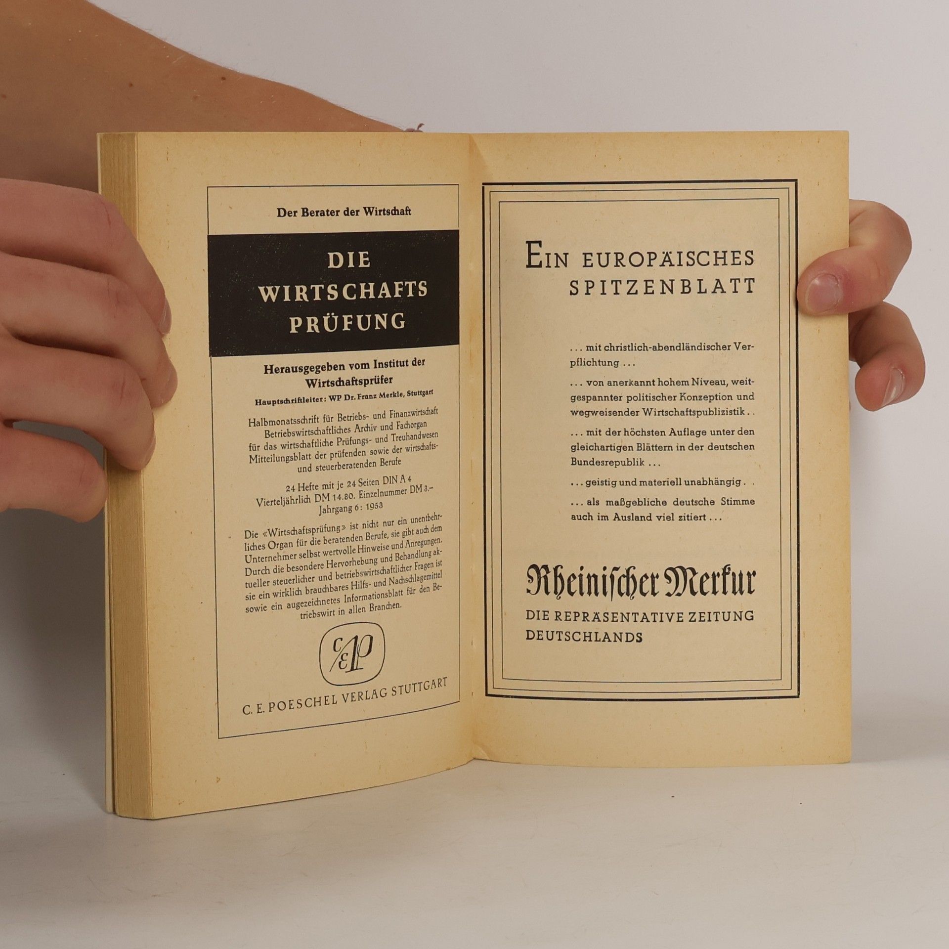 kolektiv Der Wirtschaftsteil der Zeitung
