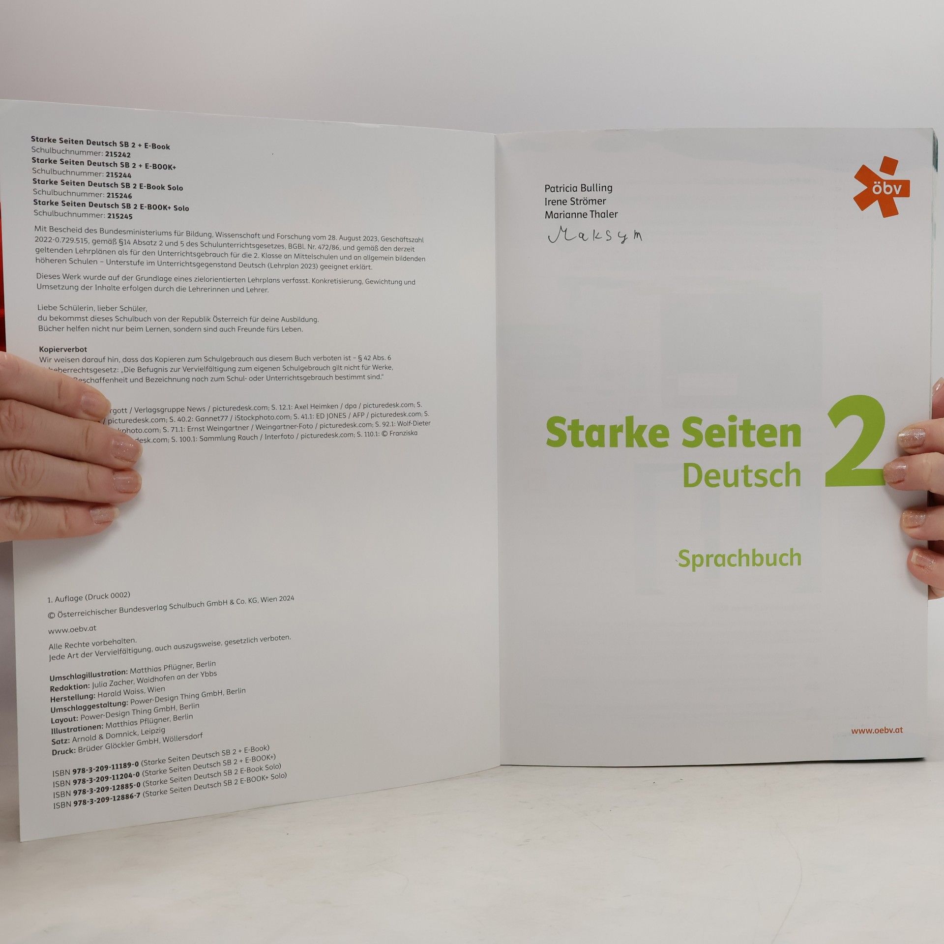 Franziska Frenzel Starke Seiten Deutsch SB 2