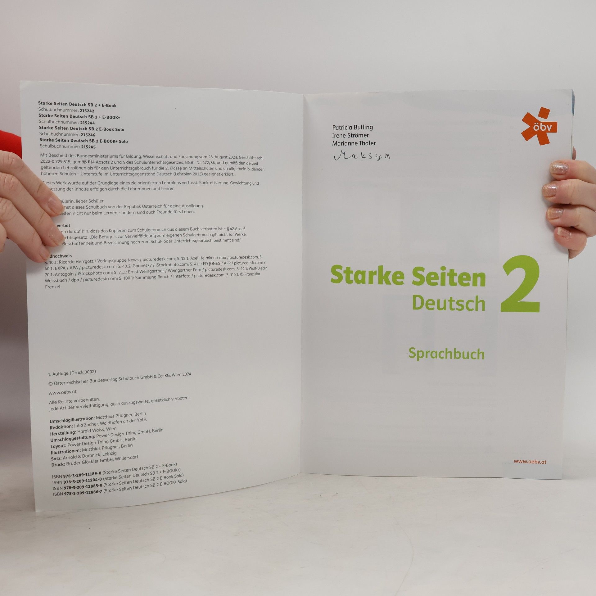 Franziska Frenzel Starke Seiten Deutsch SB 2
