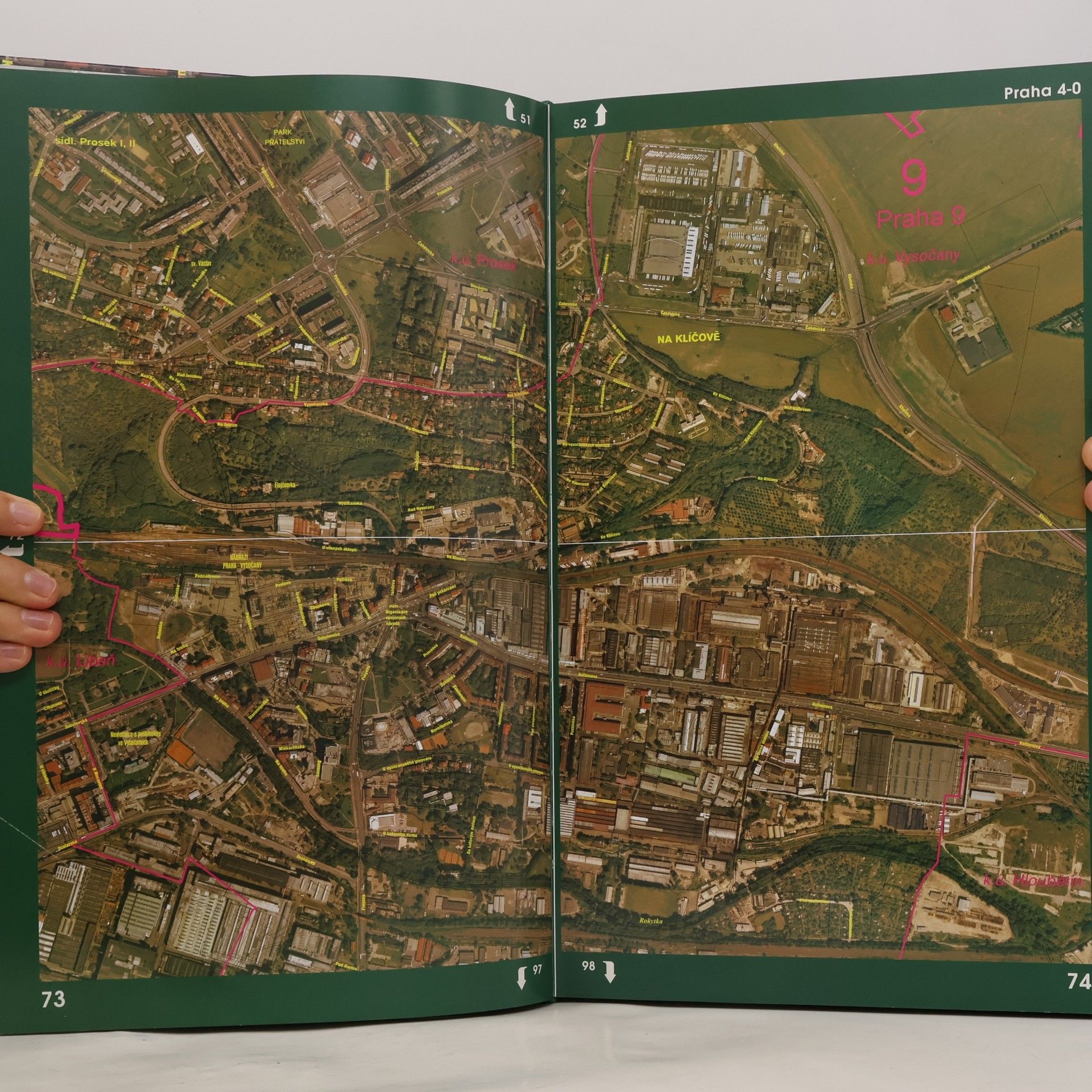 Jiří Čálek Praha. Atlas ortofotomap měřítko 1:6 000