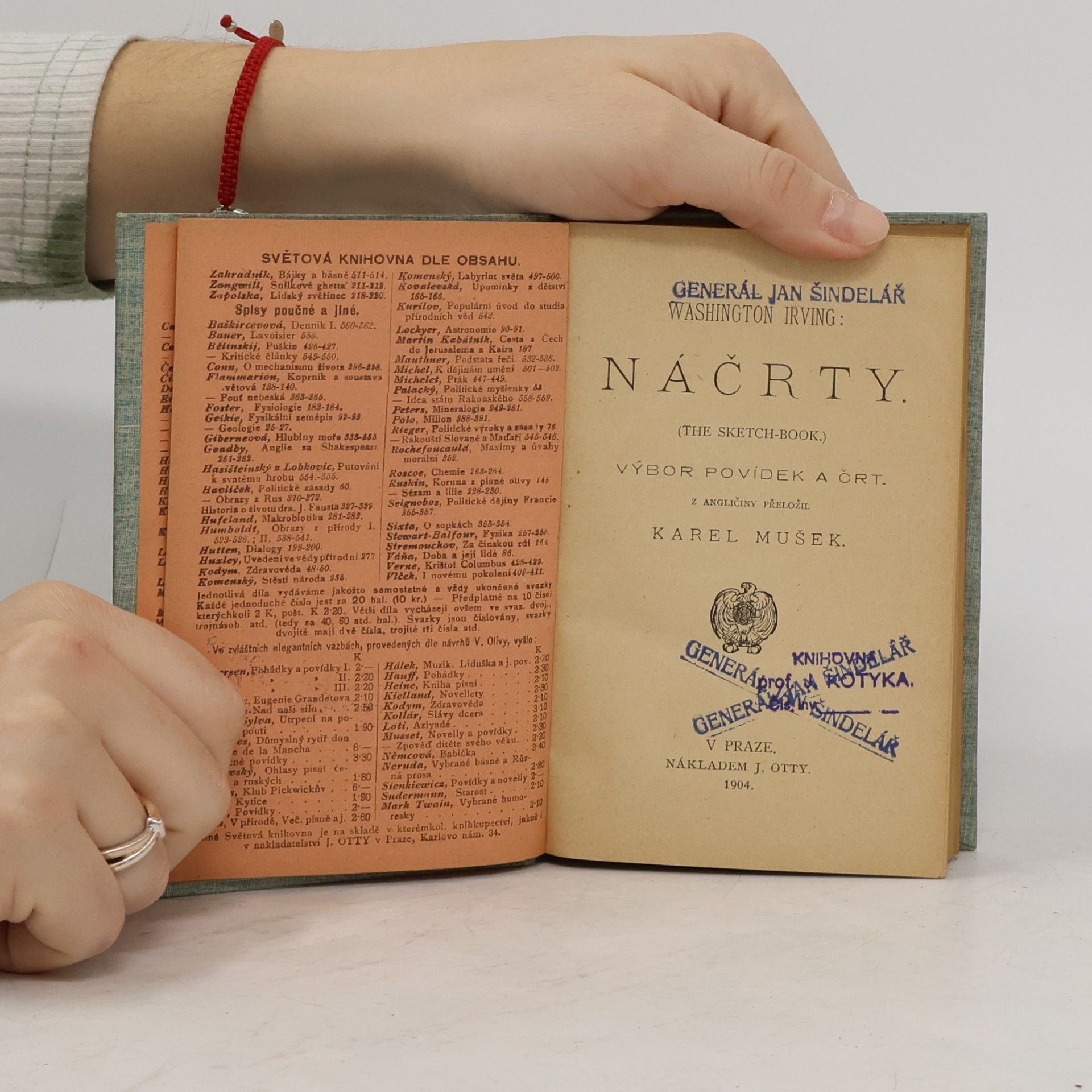 Washington Irving Náčrty