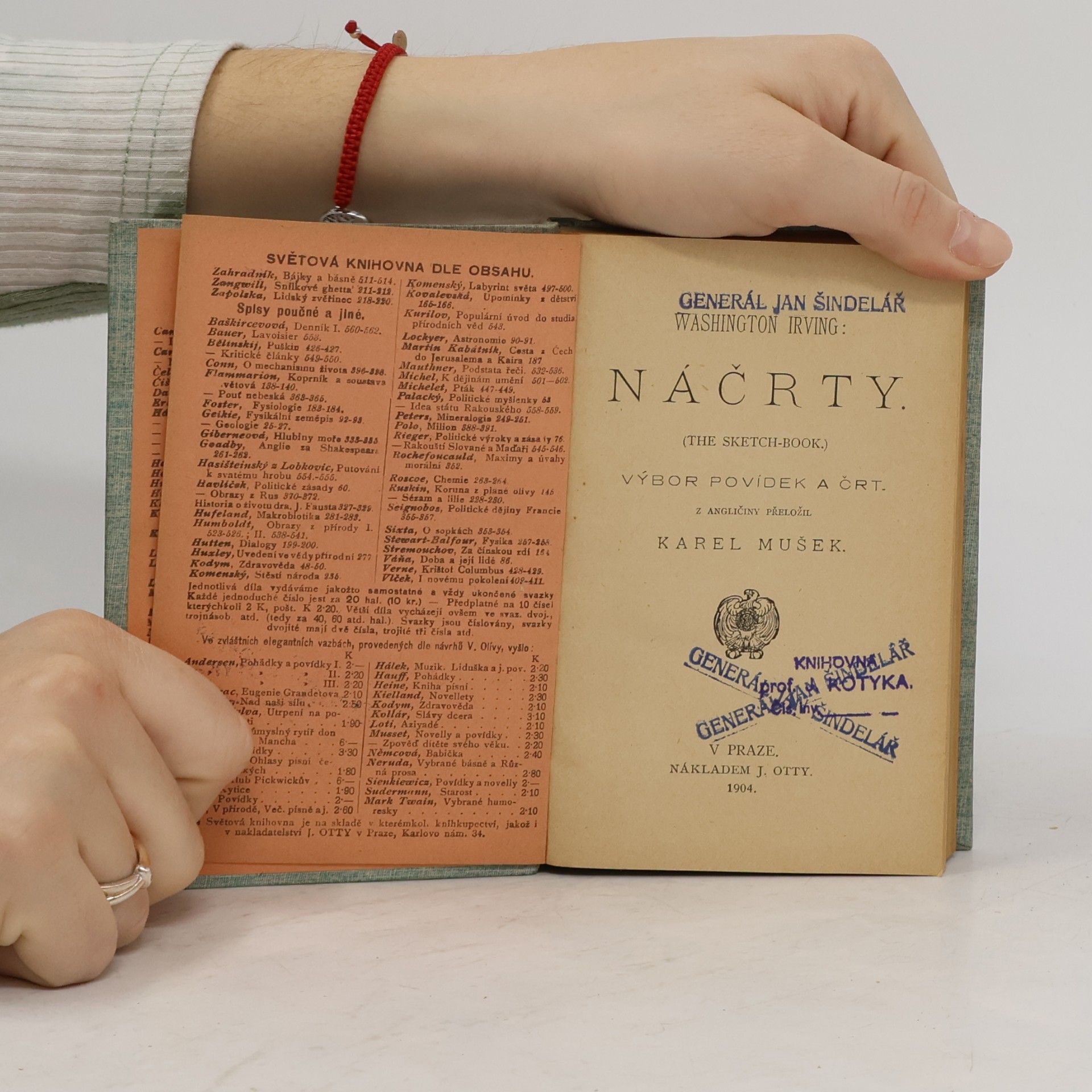 Washington Irving Náčrty