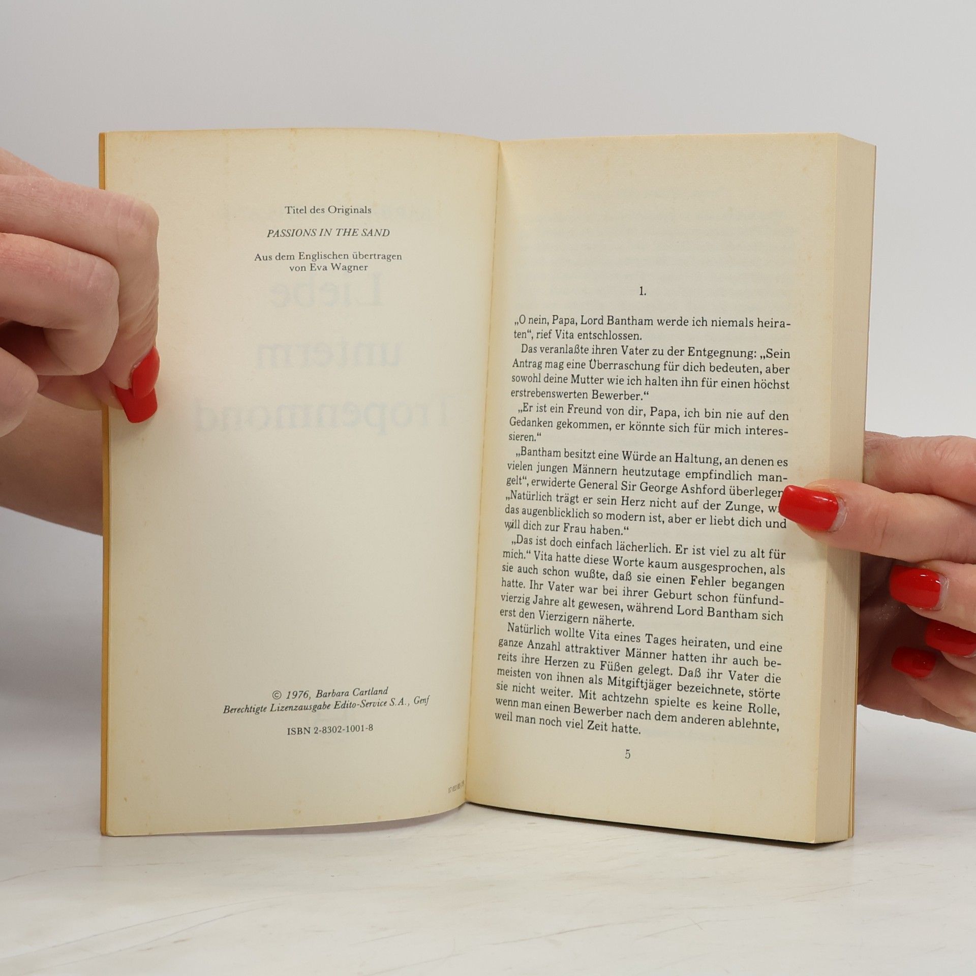 Barbara Cartland Liebe unterm Tropenmond