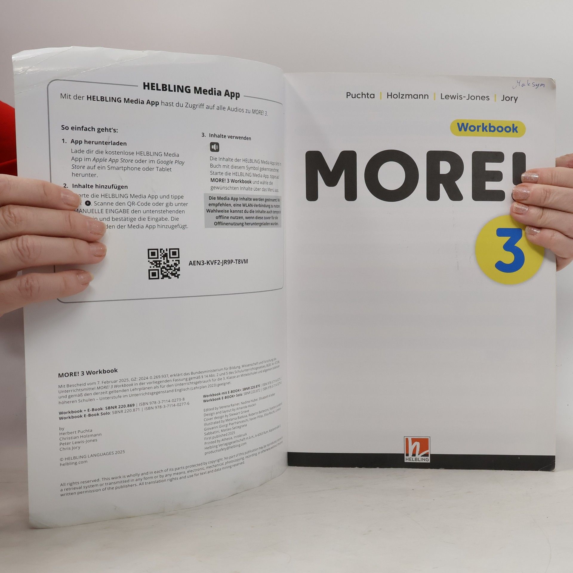 Herbert Puchta MORE! 3 Workbook