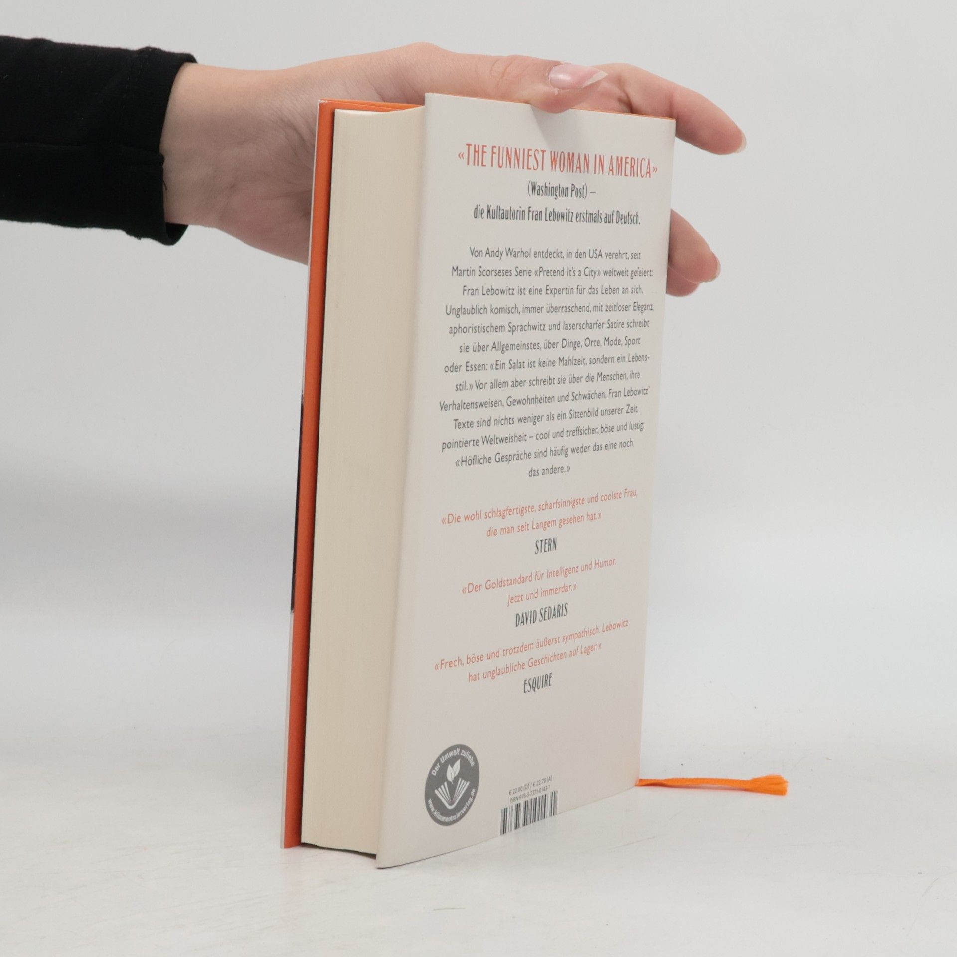 Fran Lebowitz New York und der Rest der Welt
