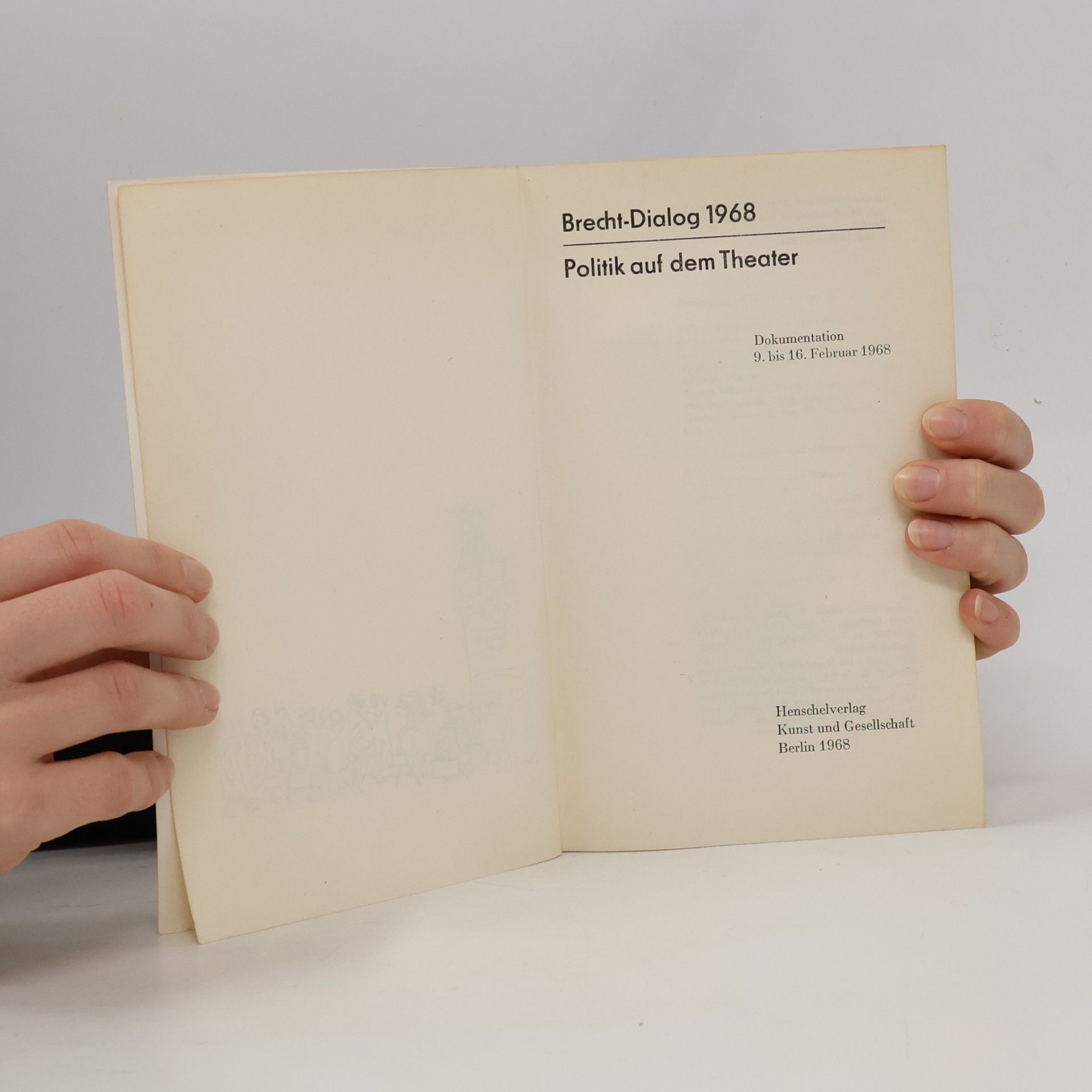 Autorenkollektiv Brecht-Dialog 1968