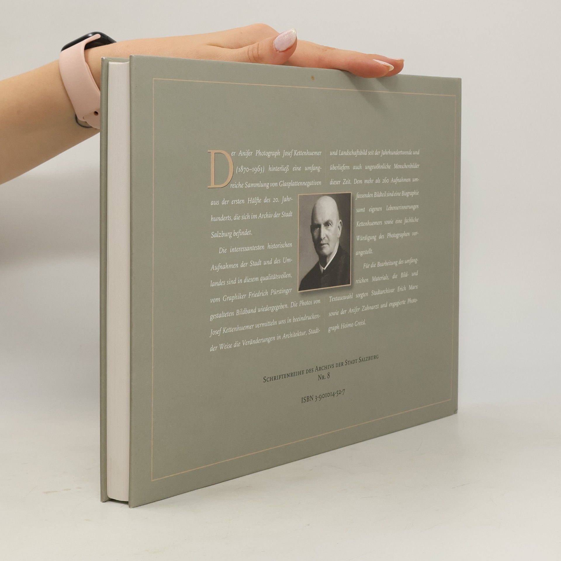 Kolektiv autorů Salzburger Photographien 1900-1950 des Josef Kettenhuemer