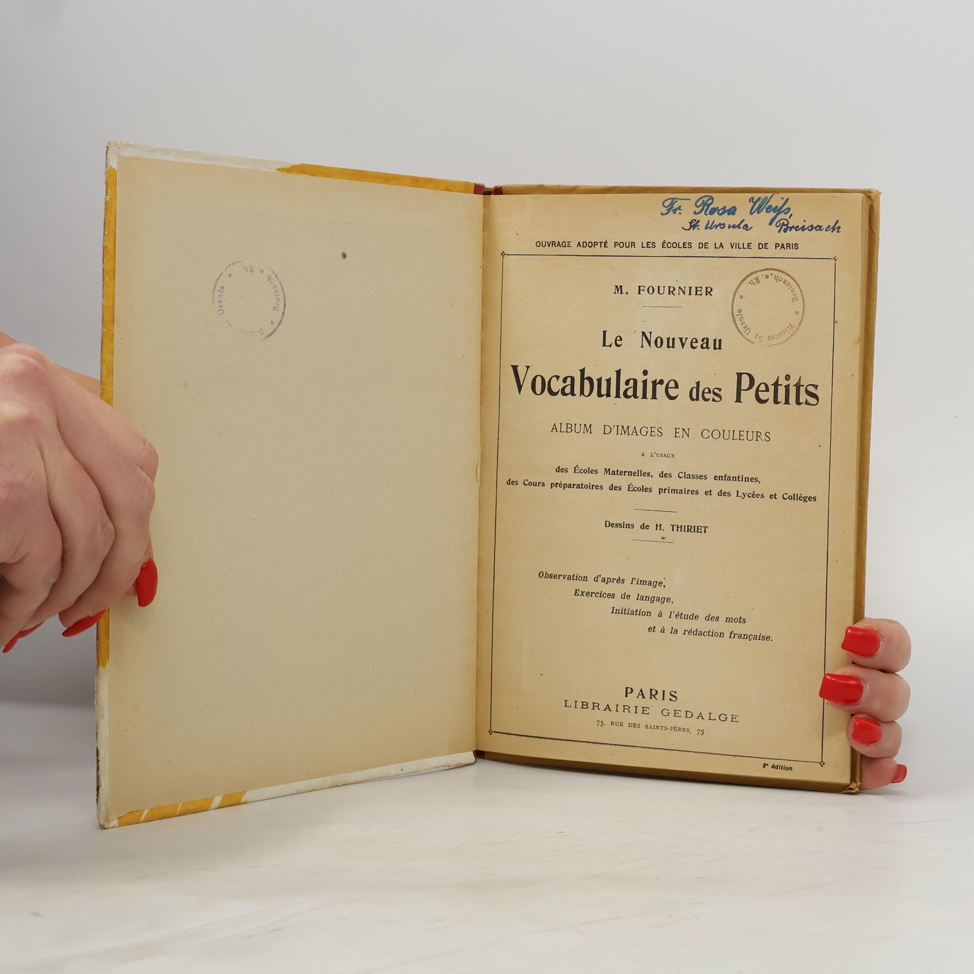 M. Fournier NOUVEAU VOCABULAIRE