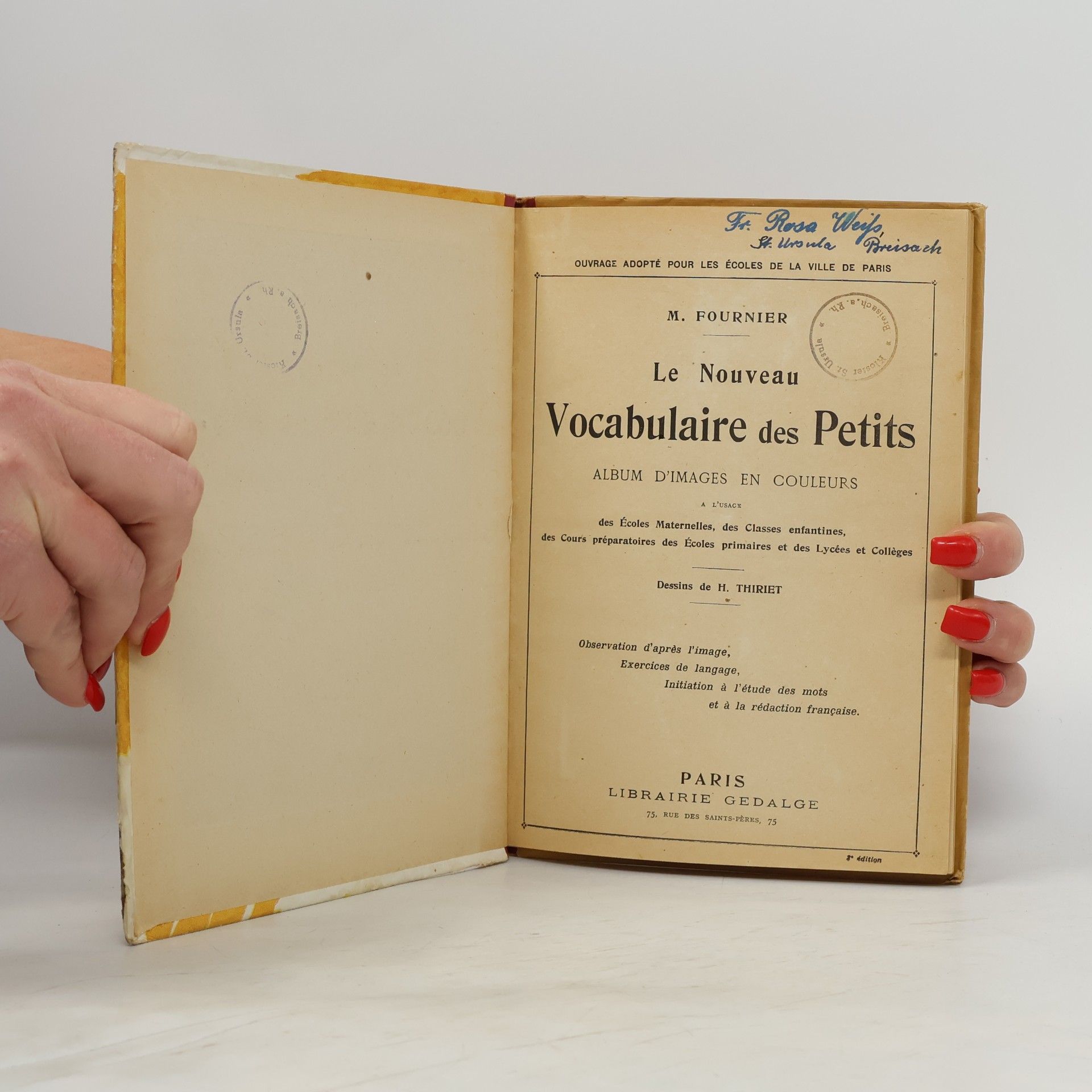 M. Fournier NOUVEAU VOCABULAIRE