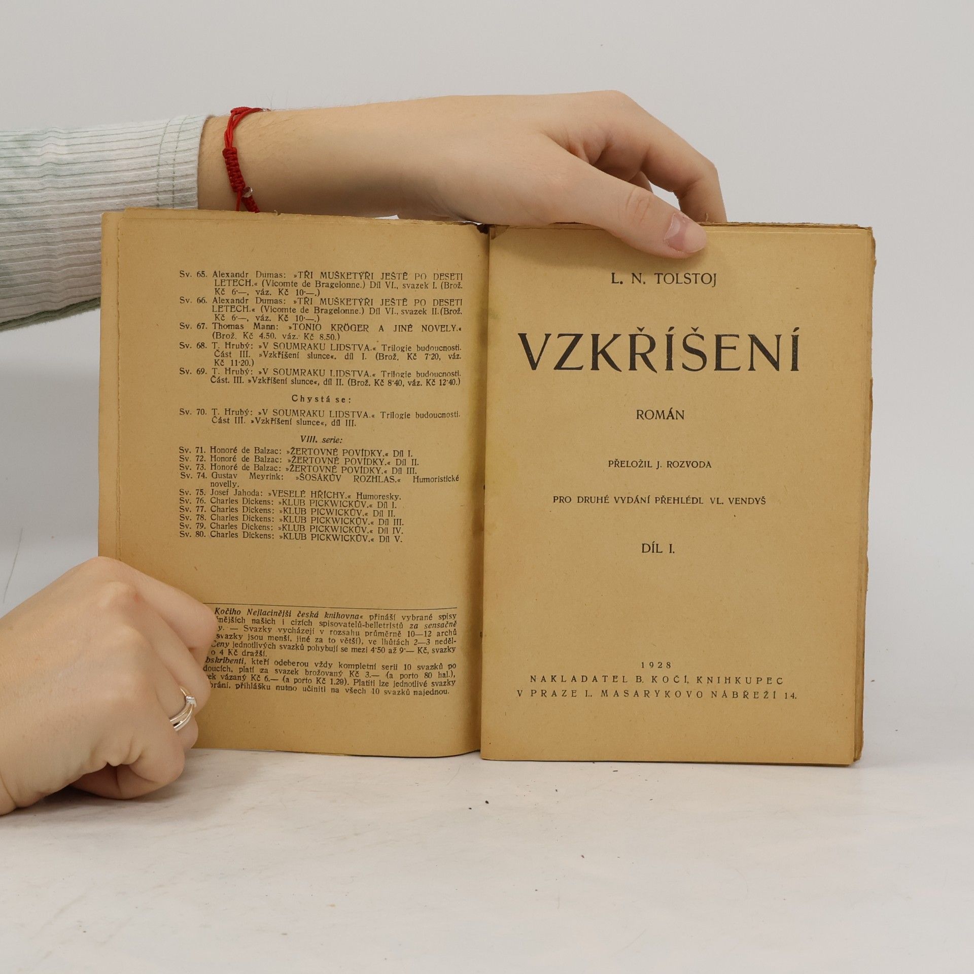 Lev Nikolajevitsj Tolstoj VZKŘÍŠENÍ