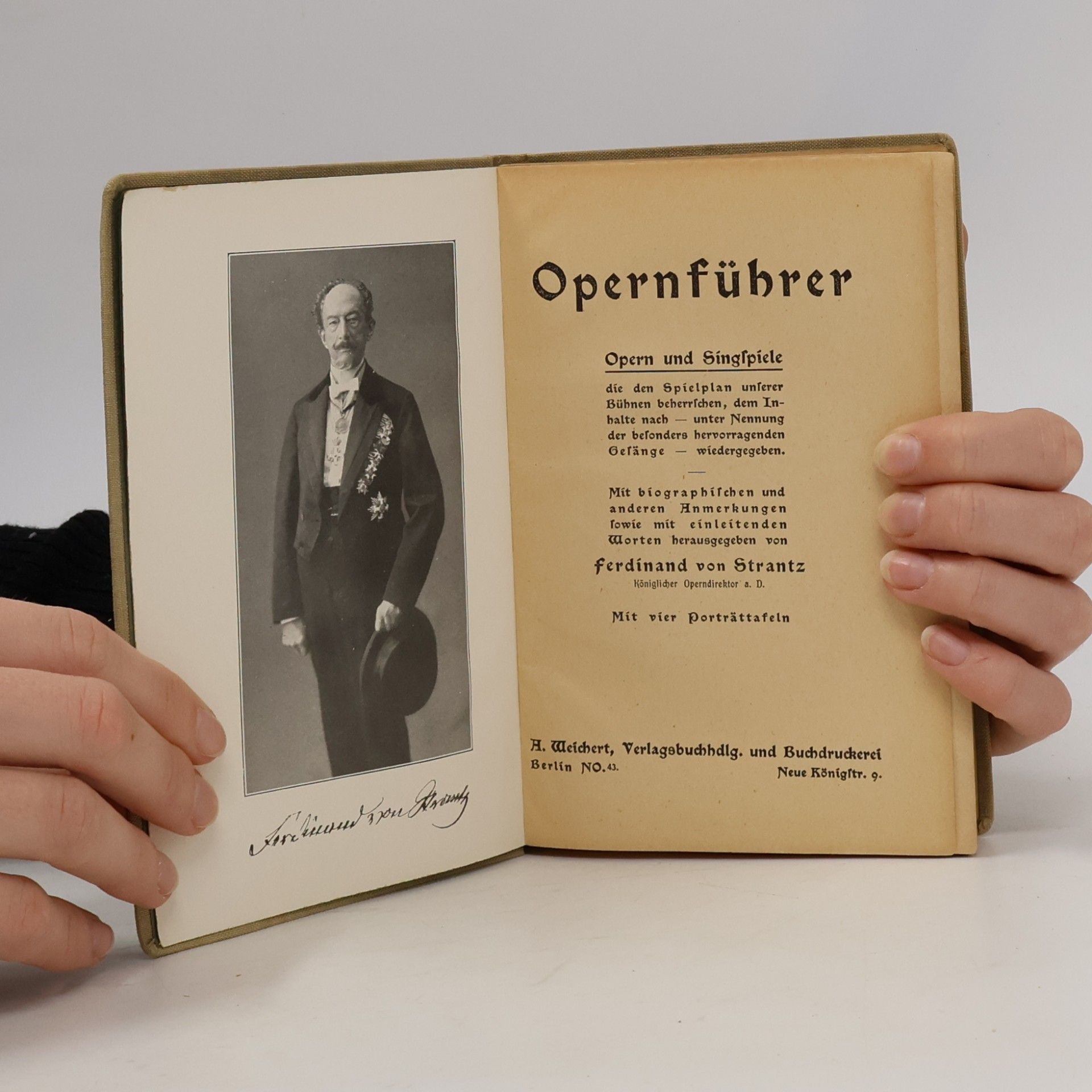 Ferdinand V. Strantz Opernführer