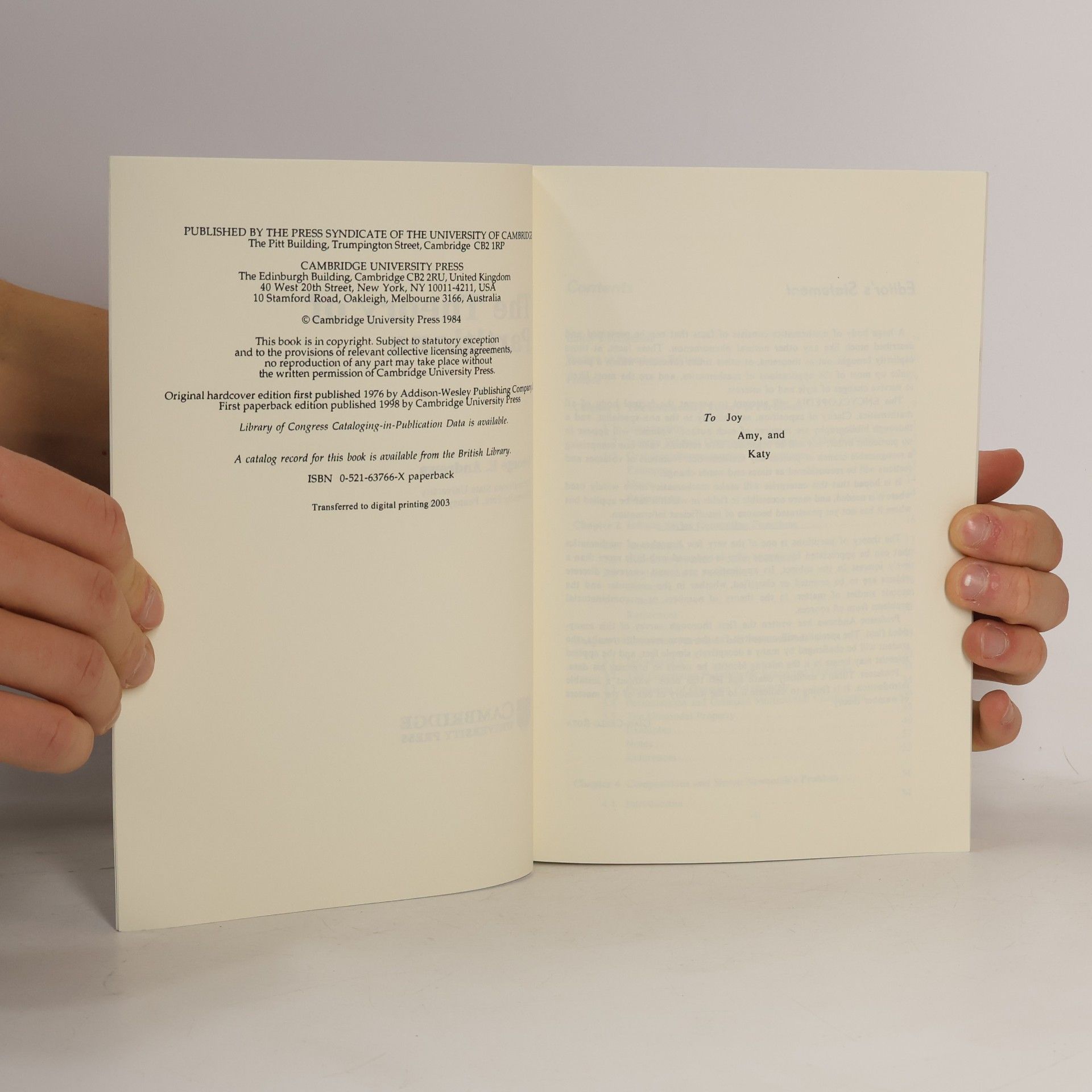 George E. Andrews Cambridge Mathematical Library: The Theory of Partitions