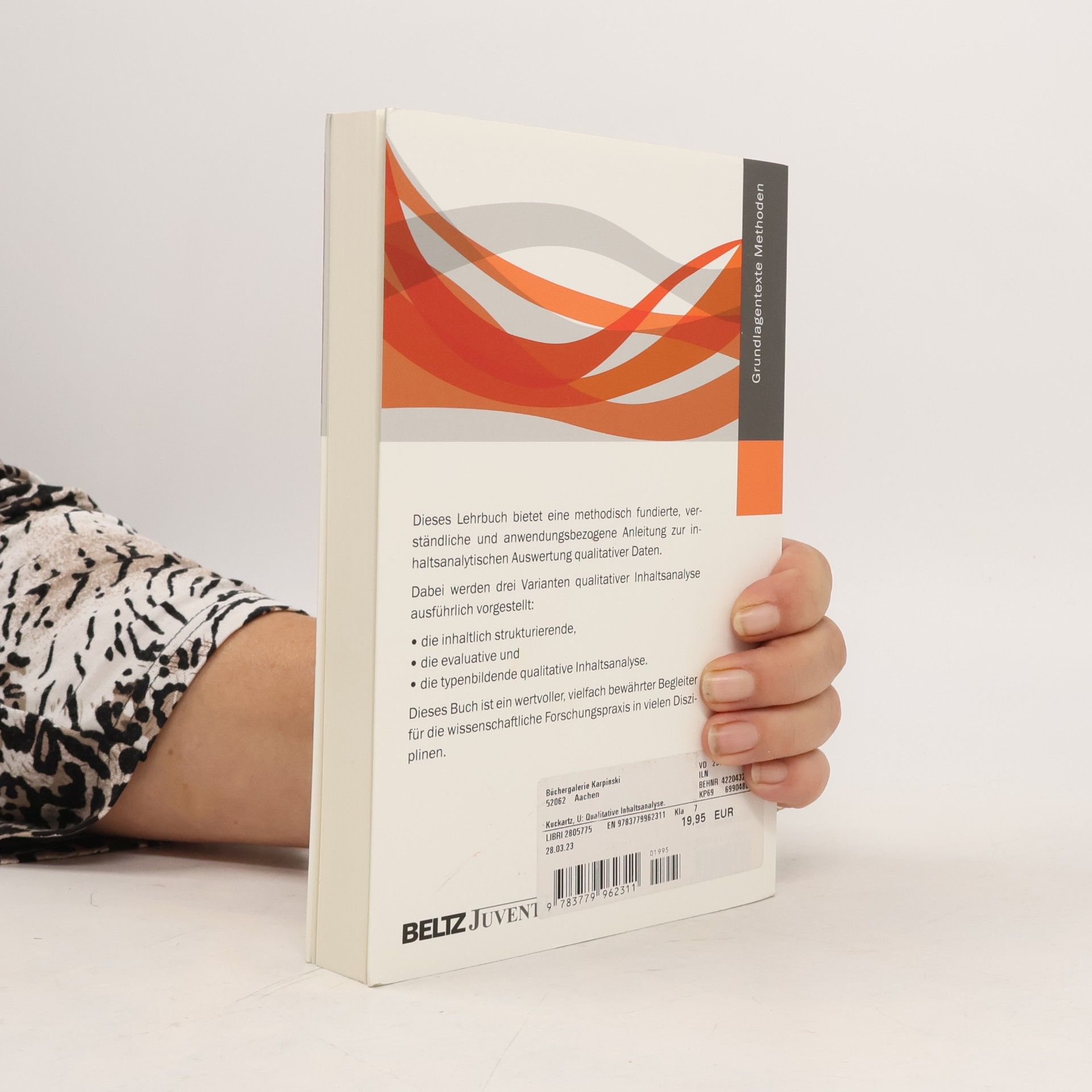 Udo Kuckartz Qualitative Inhaltsanalyse. Methoden, Praxis, Computerunterstützung