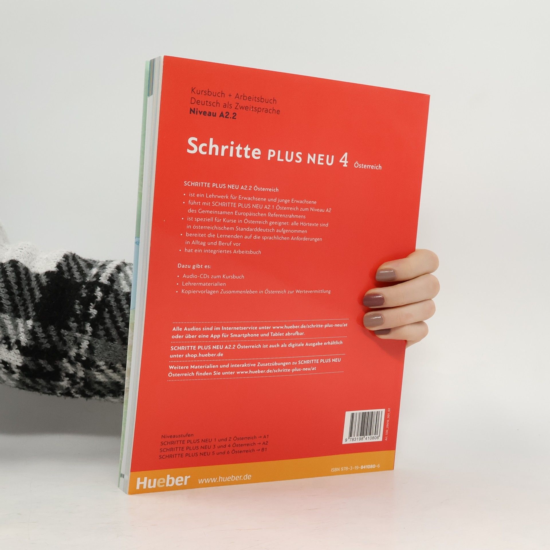 Silke Hilpert Schritte plus Neu 4 - Österreich. Kursbuch und Arbeitsbuch mit Audios online
