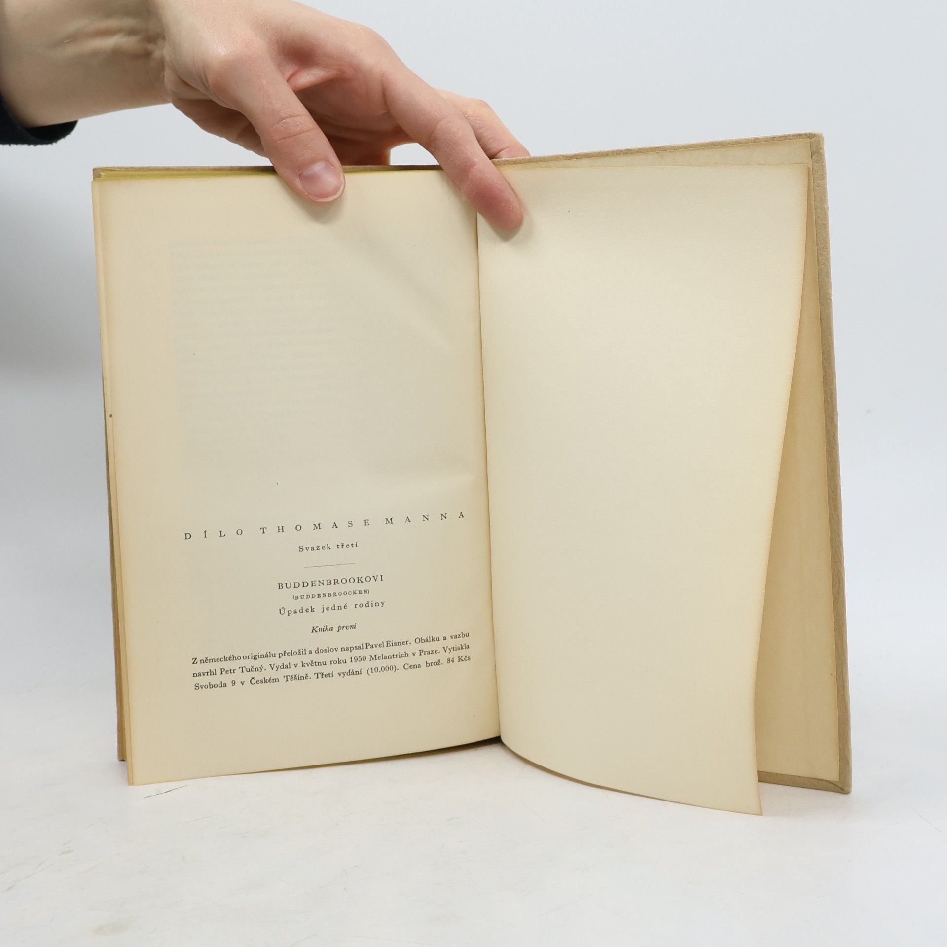 Thomas Mann Buddenbrookovi 1