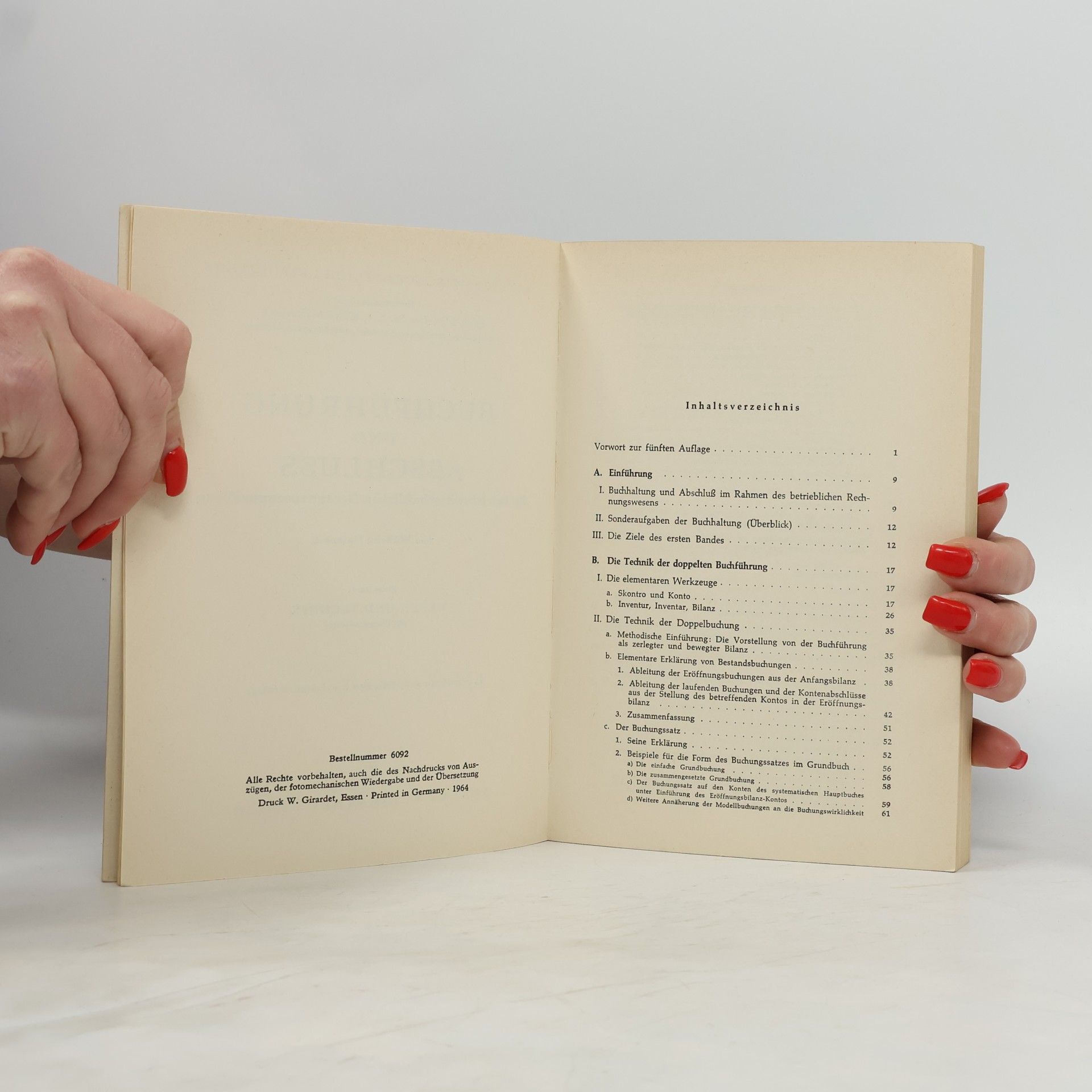 W. Hasenack Buchführung und Abschluß I.
