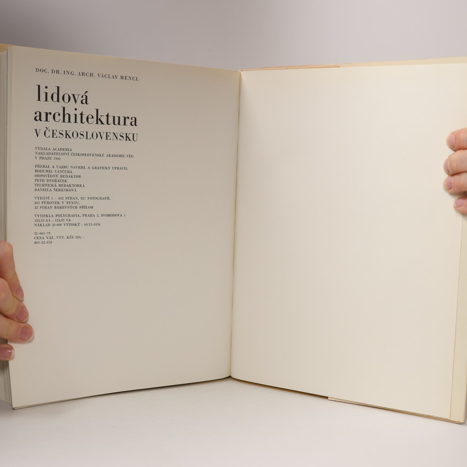 Václav Mencl Lidová architektura v Československu