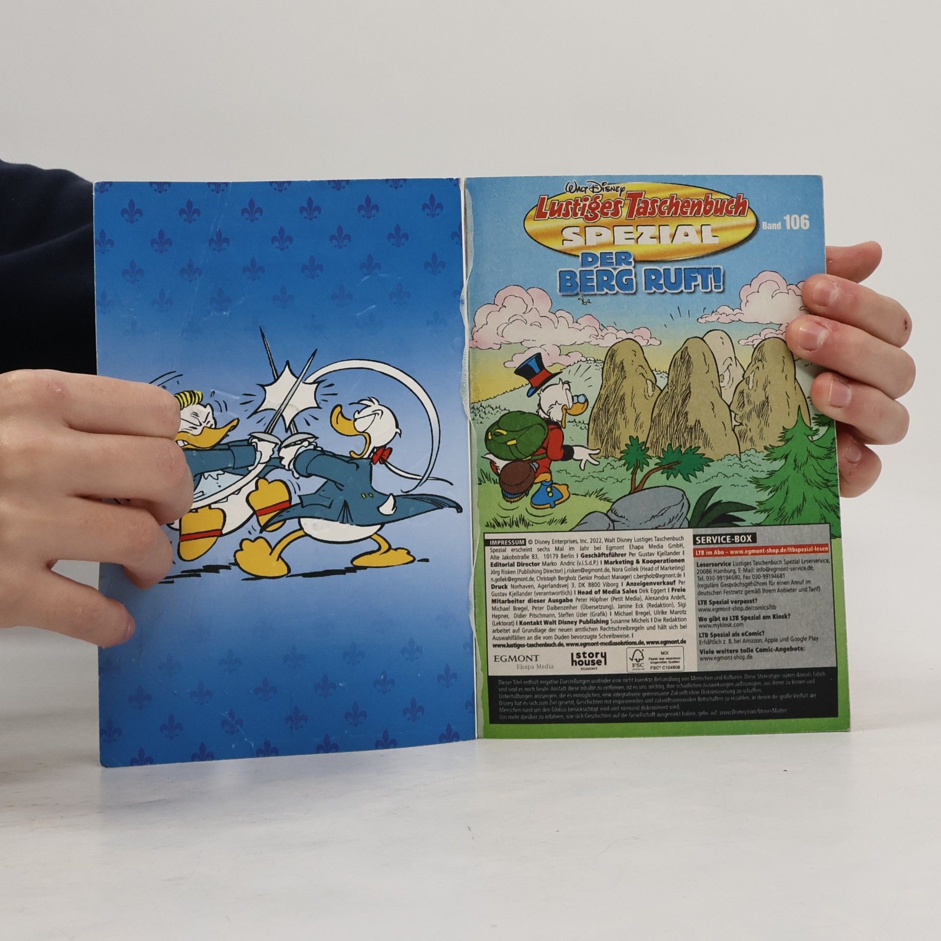 Walt Disney Lustiges Taschenbuch Spezial 106. Der berg Ruft!