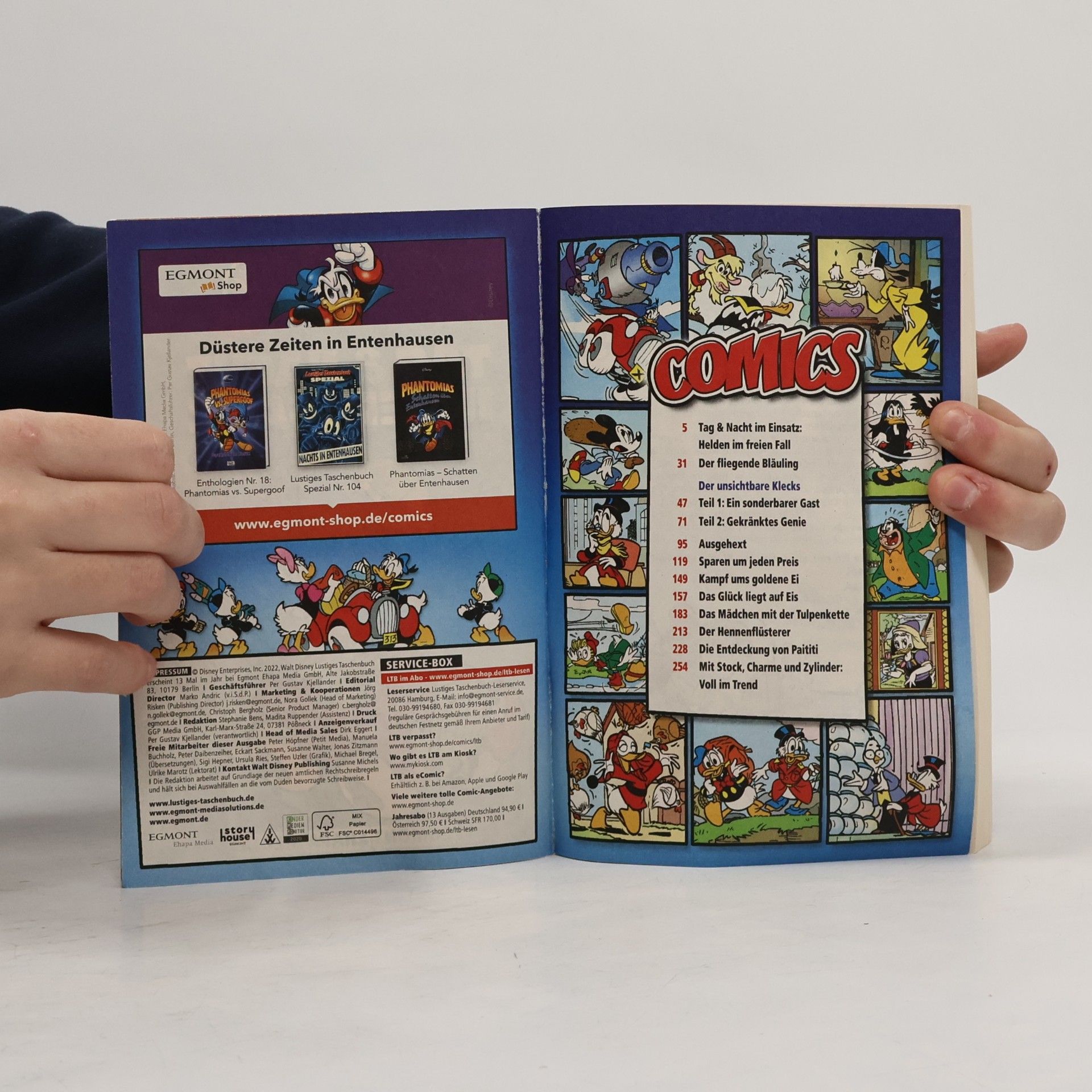 Walt Disney Lustiges Taschenbuch 554. Tag & Nacht im Einsatz