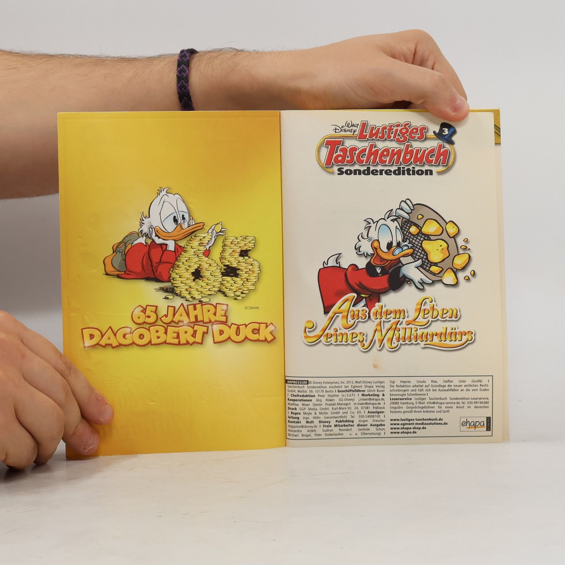 Walt Disney Lustiges Taschenbuch Sonderedition 3: Aus dem Leben eines Milliardärs