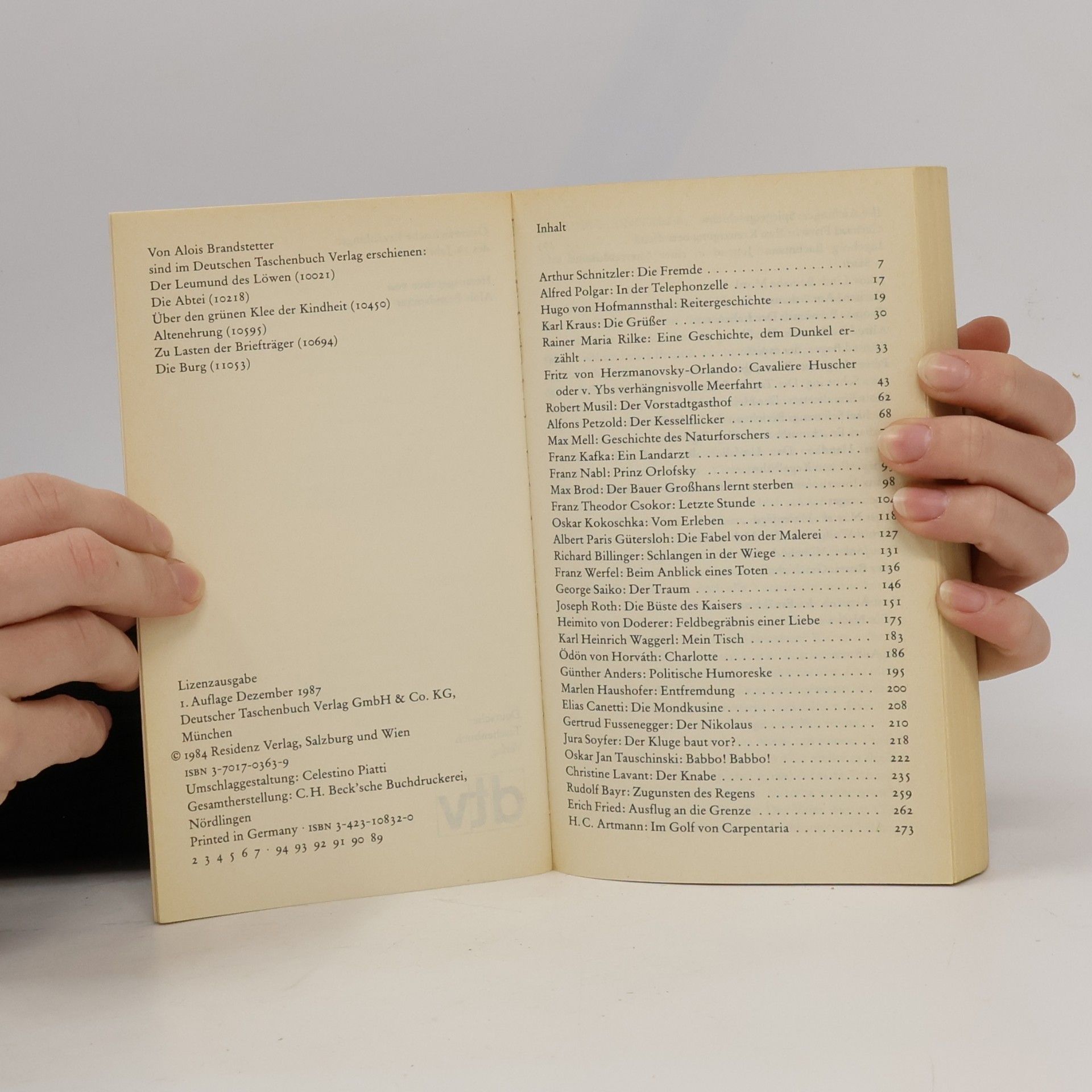 Alois Brandstetter Österreichische Erzählungen des 20. Jahrhunderts