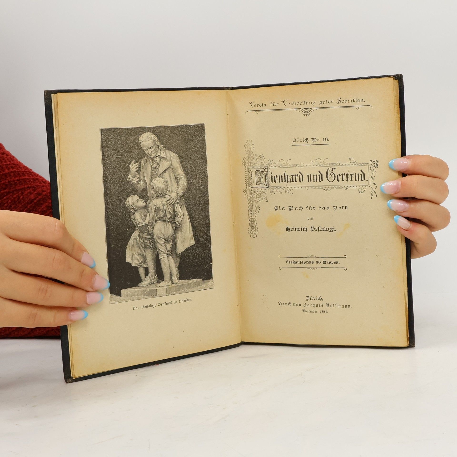 Heinrich Pestalozzi Lienhard und Gertrud. Ein Buch für das Volk
