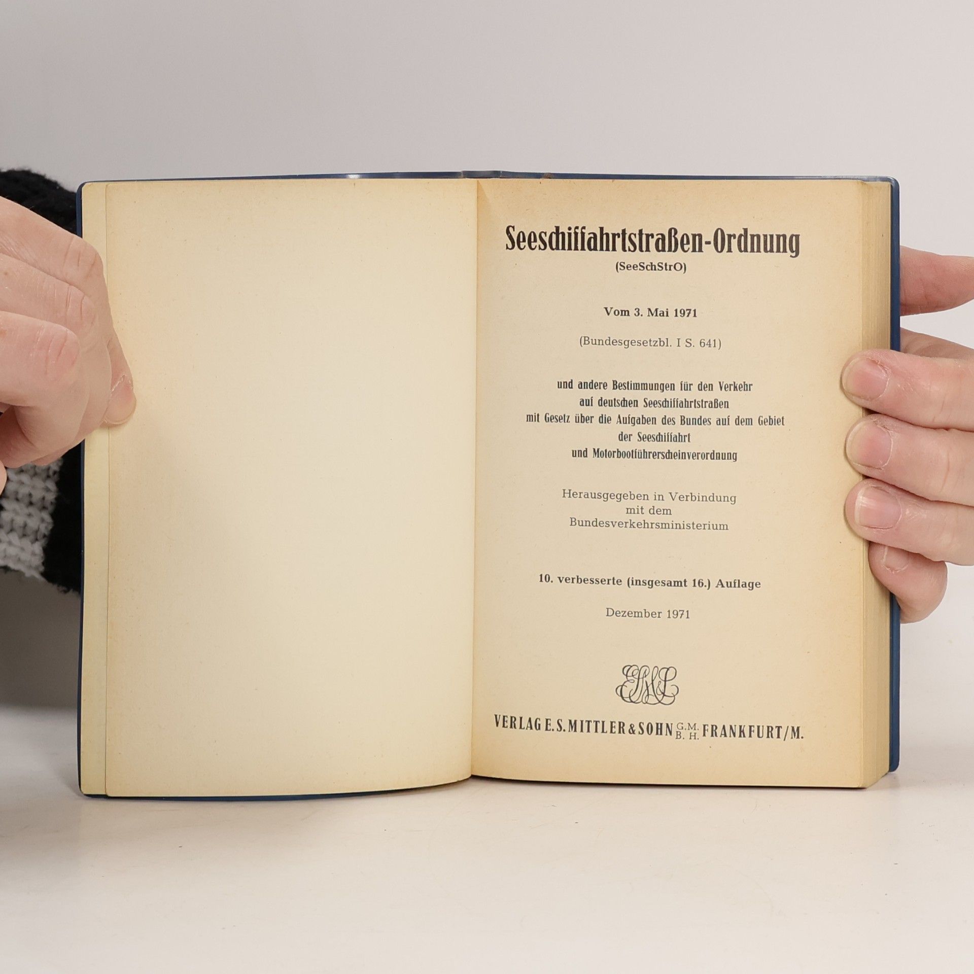 Autorenkollektiv Seeschifffahrtstraßen-Ordnung