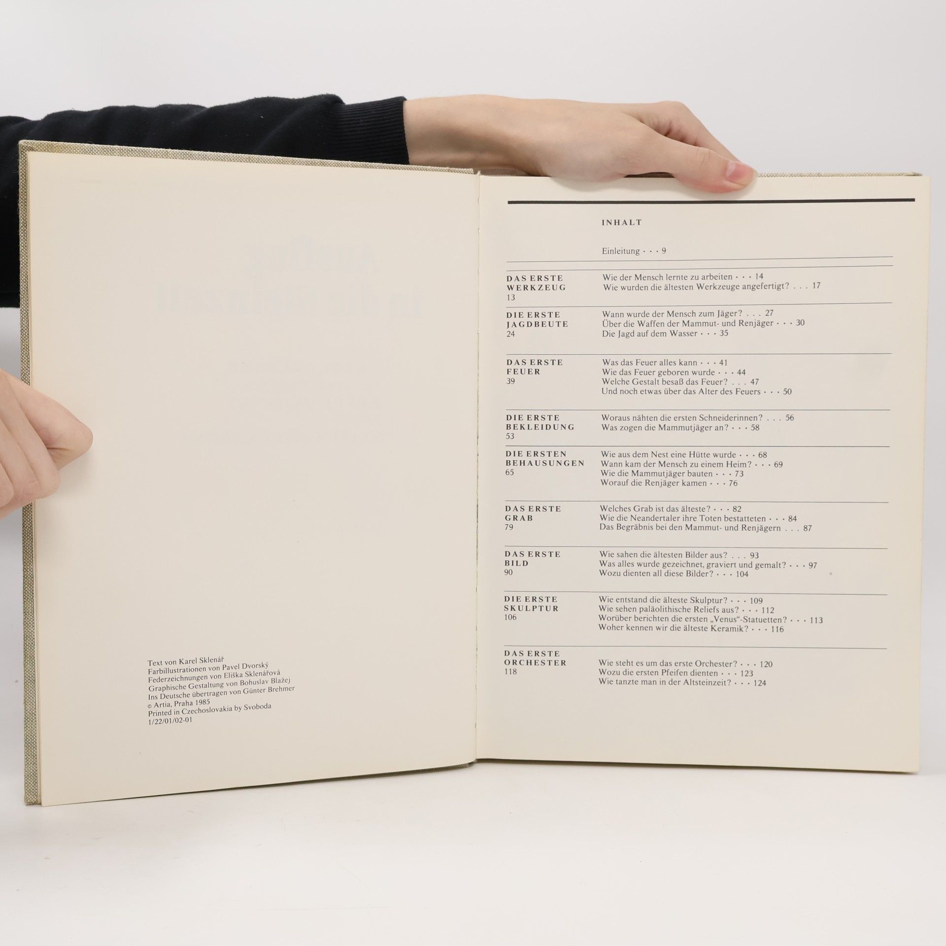Karel Sklenář Ausflug in die Steinzeit