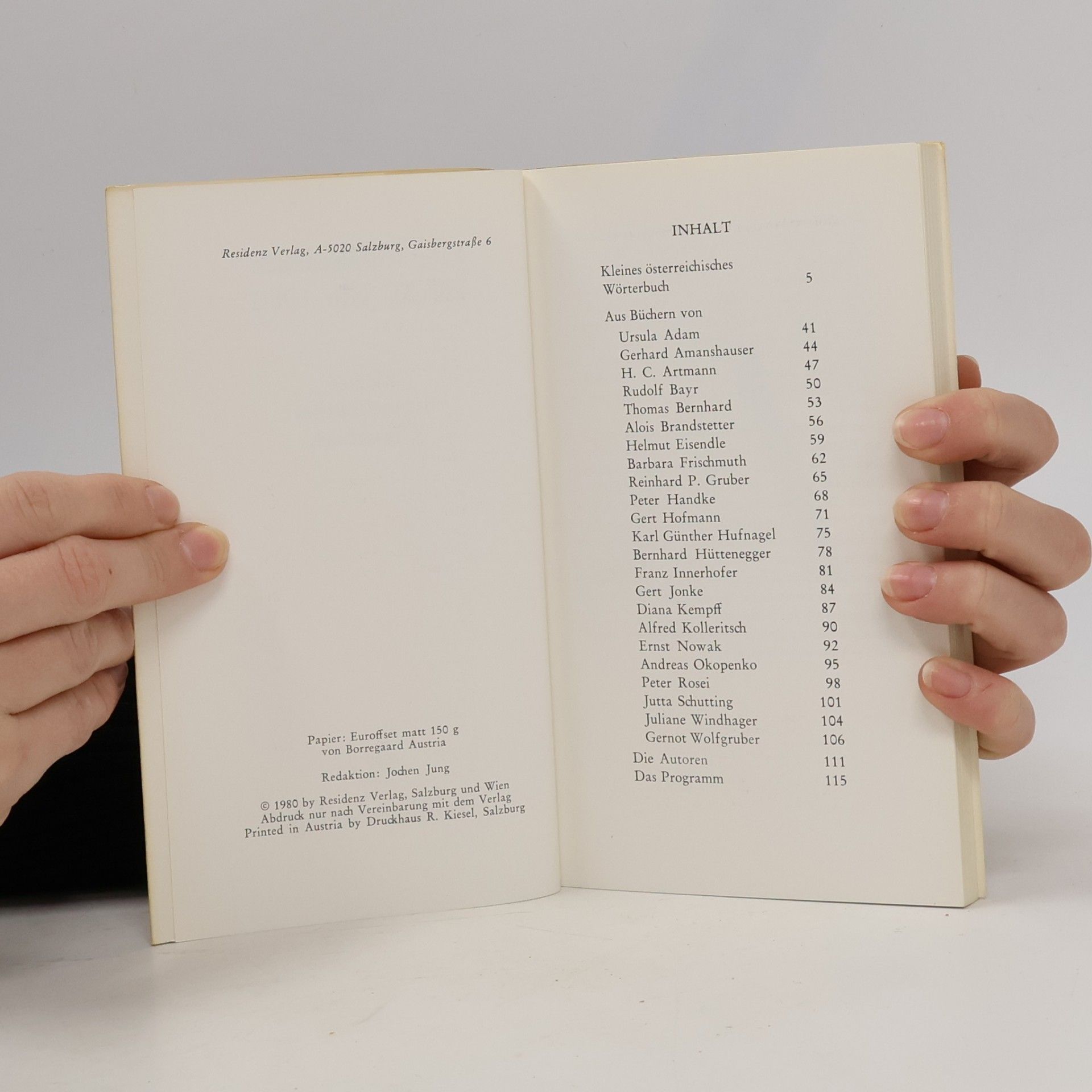 Auteurscollectief Literaturalmanach auf das Jahr 1980