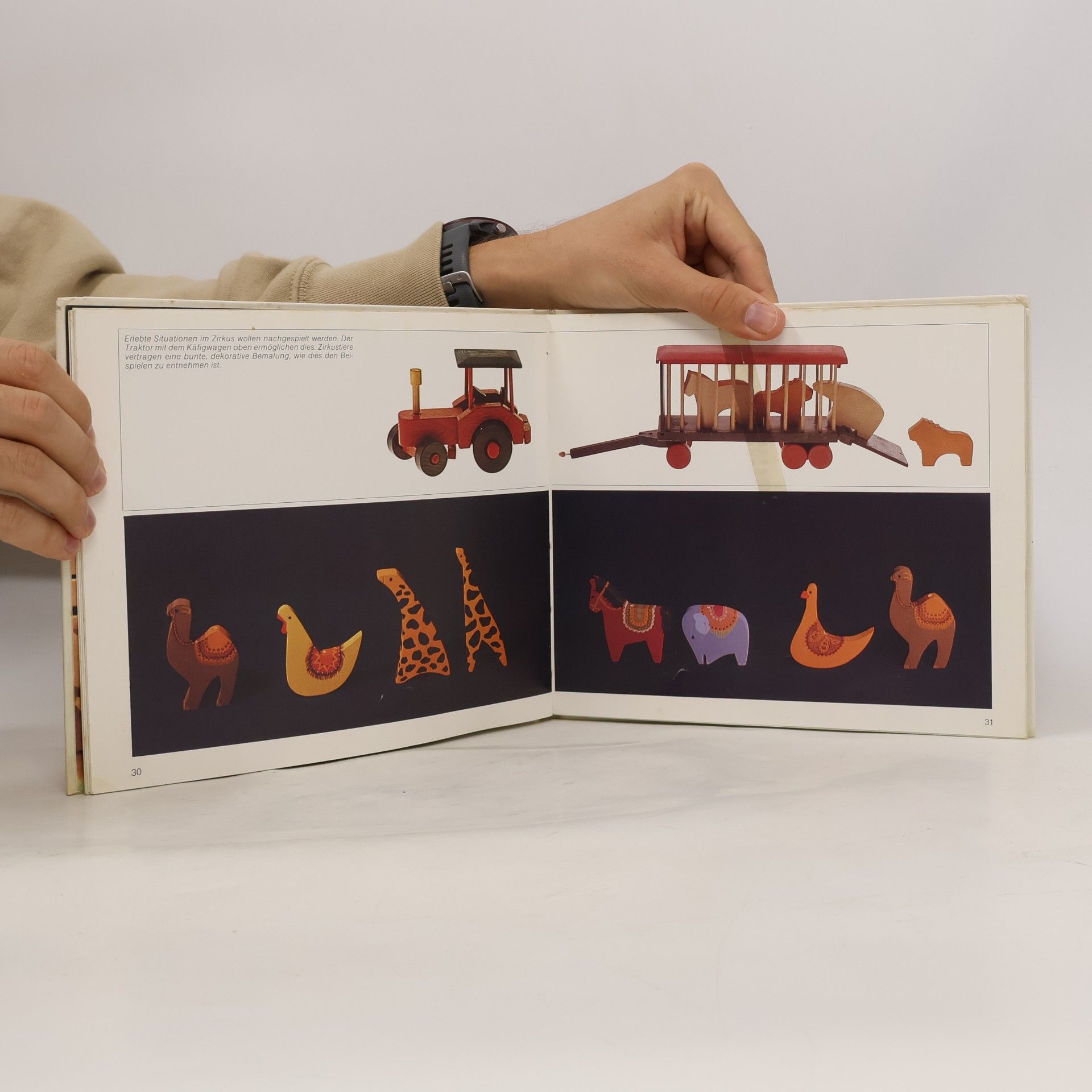 Mathias Kern Holzspielzeug selbst gebaut und bemalt