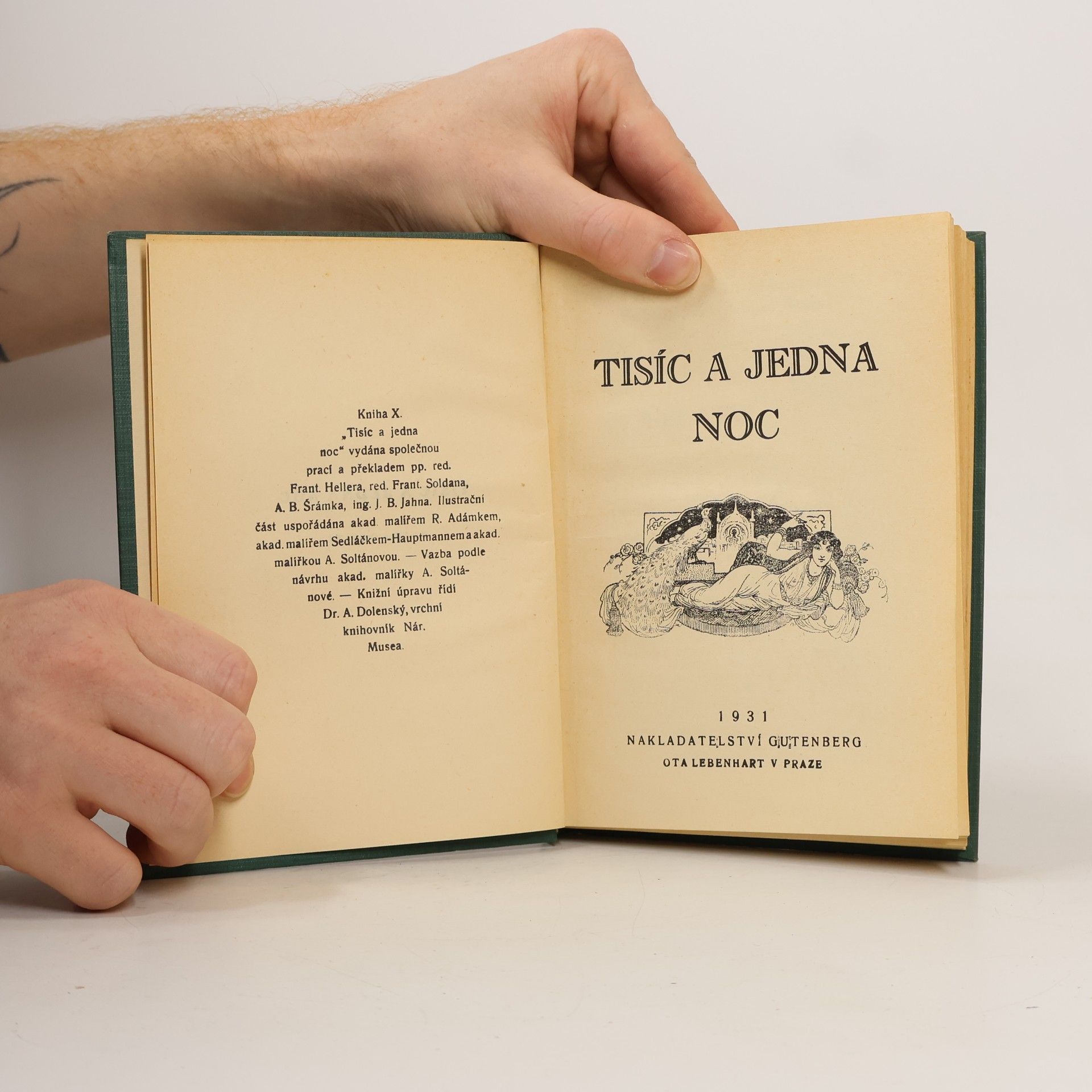 Frant. Heller Tisíc a jedna noc. Kniha X.