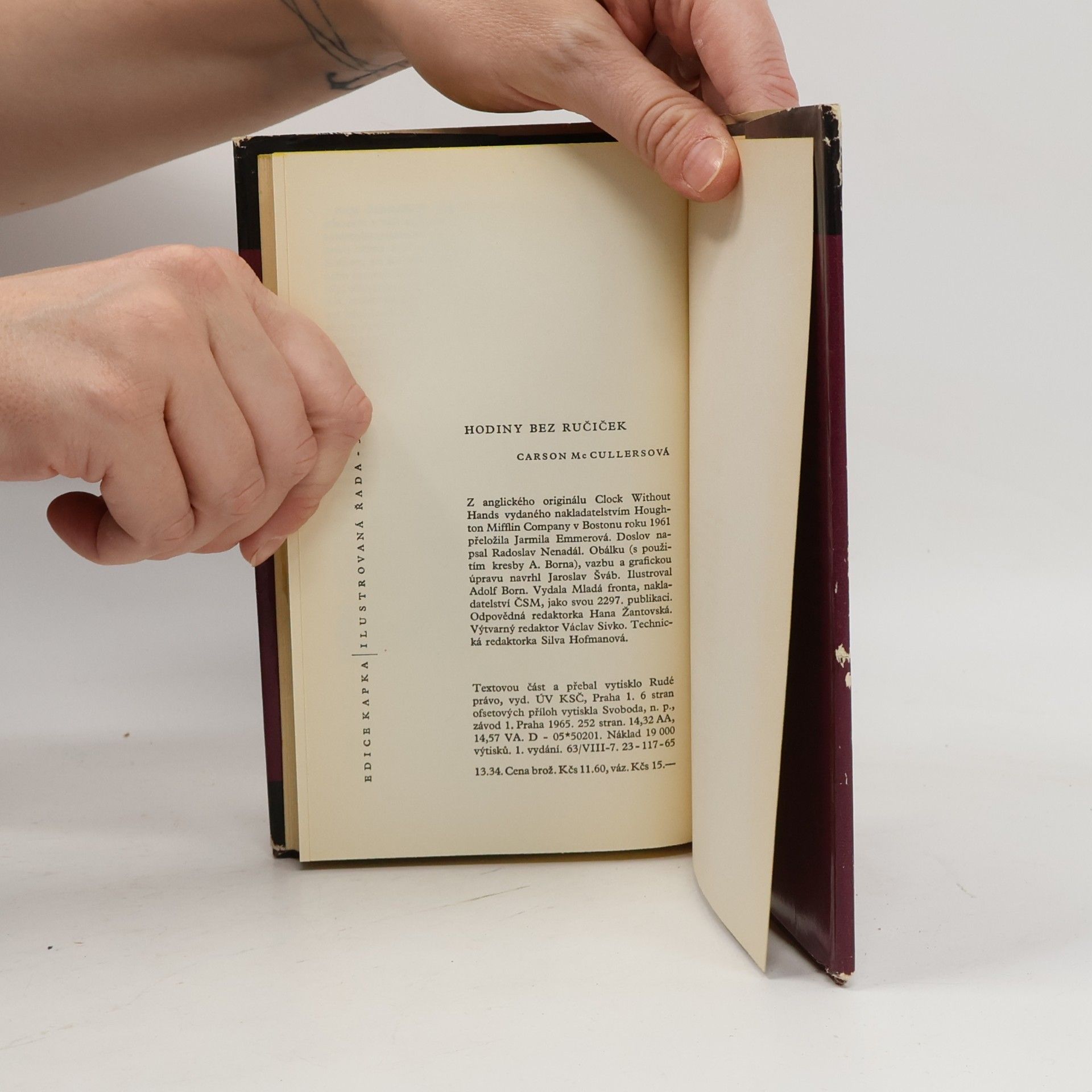 Carson McCullers Hodiny bez ručiček