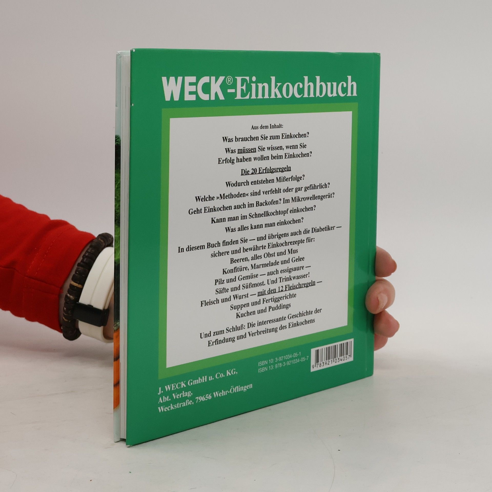 Kolektív autorov Weck-Einkochbuch