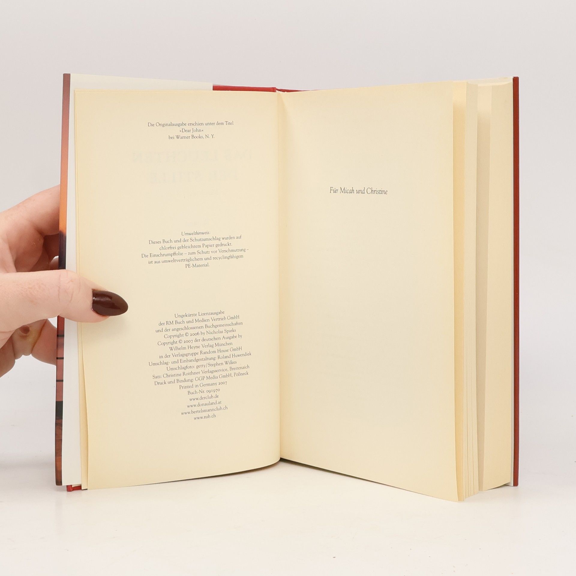 Nicholas Sparks Das Leuchten der Stille