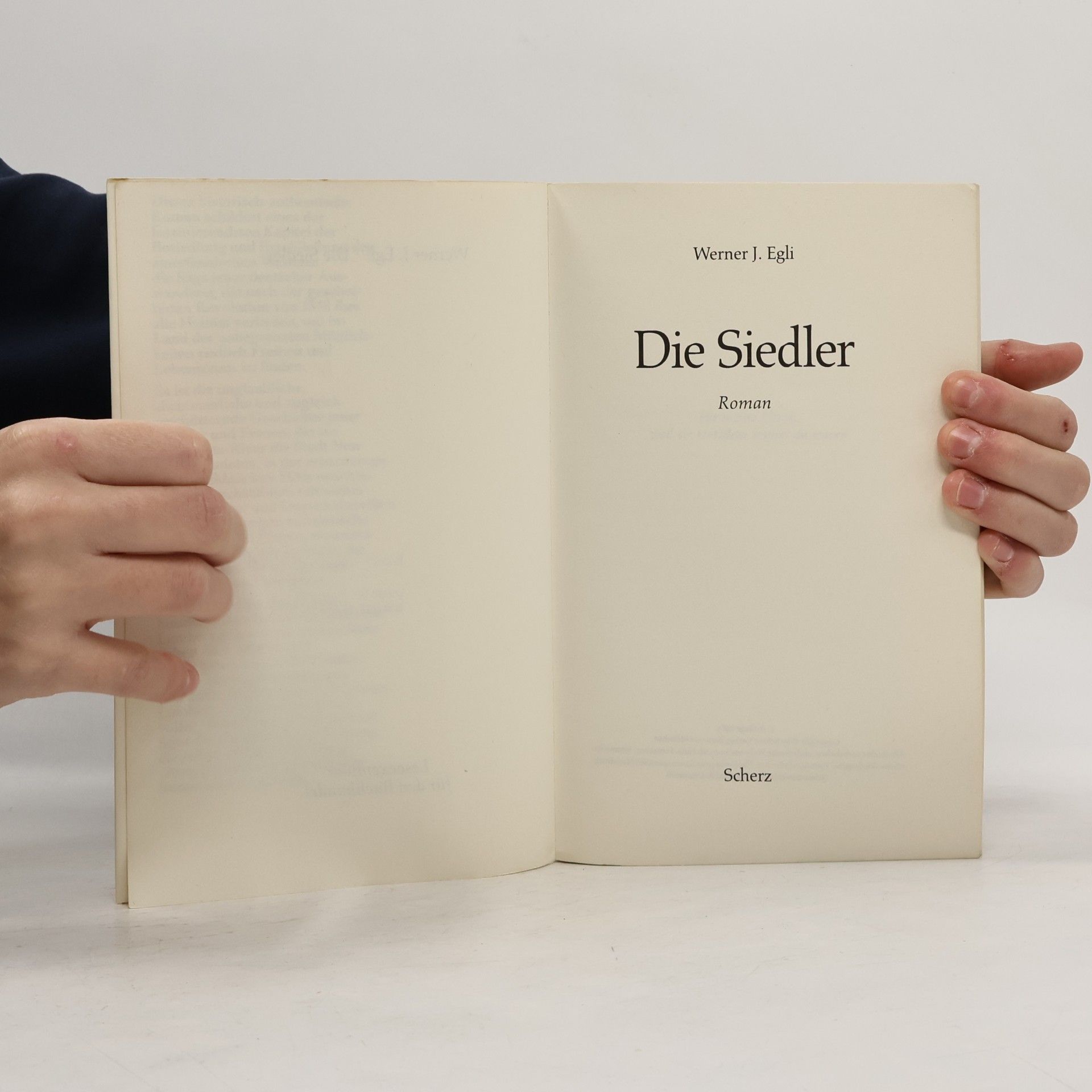 Werner J. Egli Die Siedler