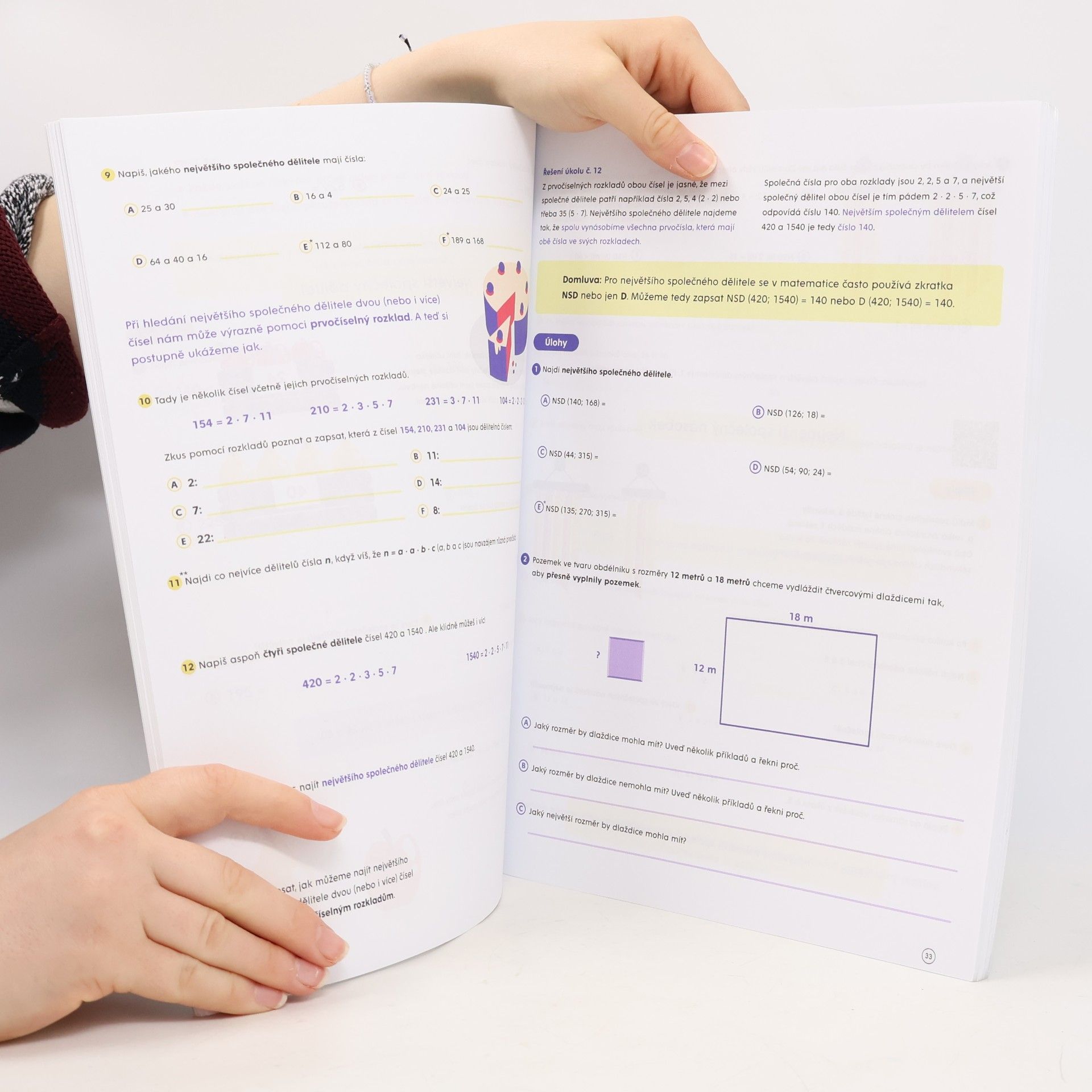František Cáb Matematika : pracovní sešit s online učebnicí : 6. ročník ZŠ. 2. díl