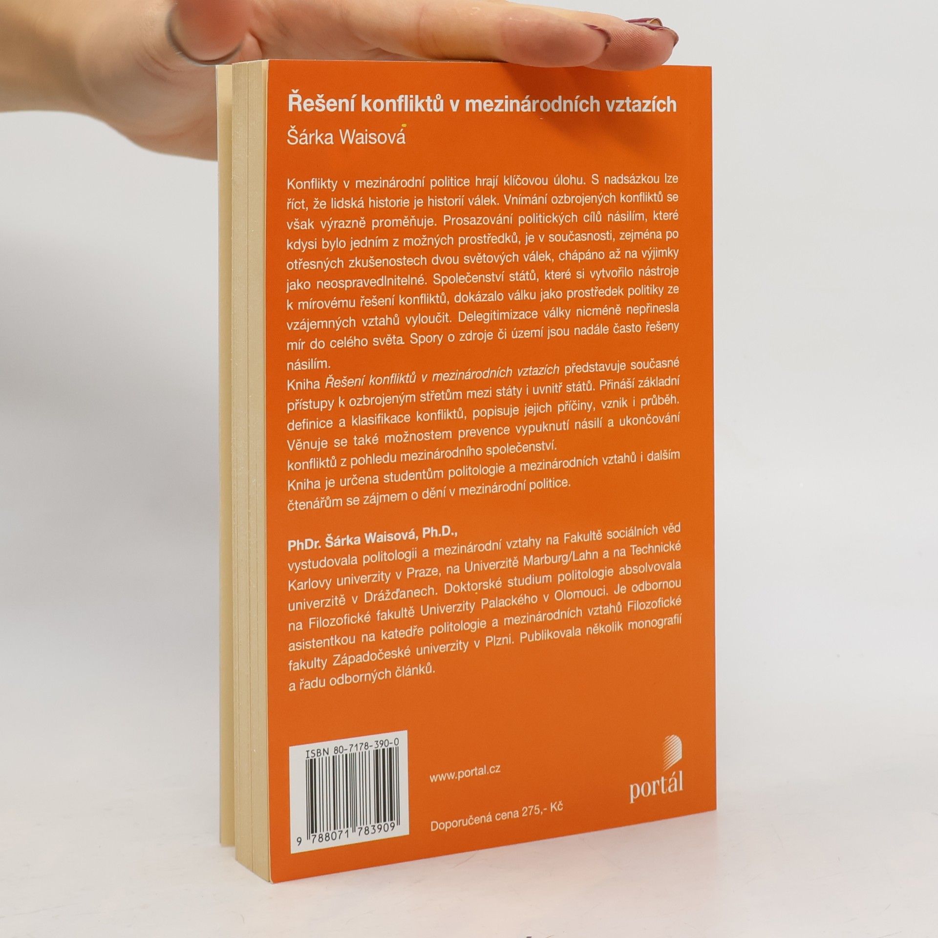 Šárka Waisová Řešení konfliktů v mezinárodních vztazích