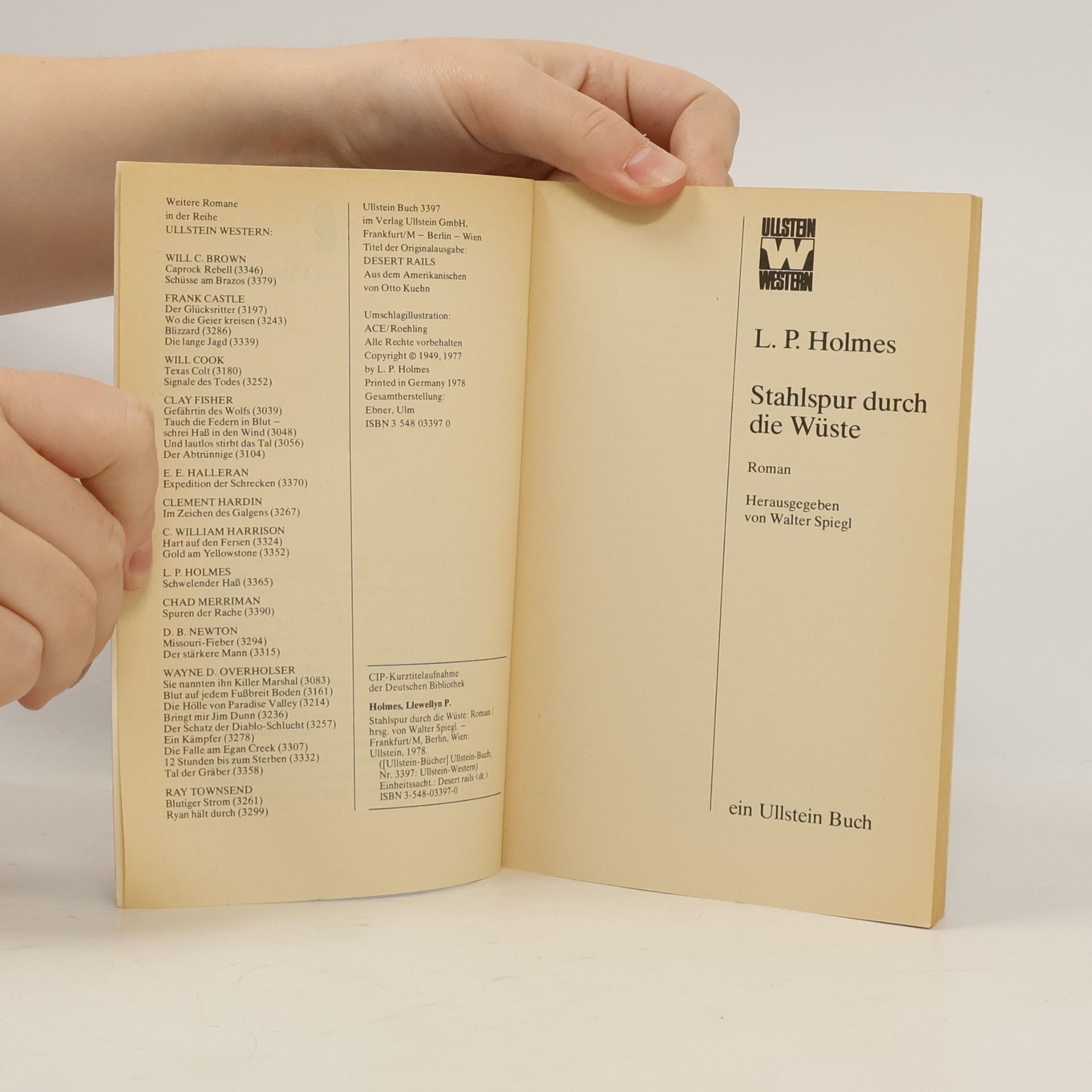 L. P. Holmes Stahlspur durch die Wüste