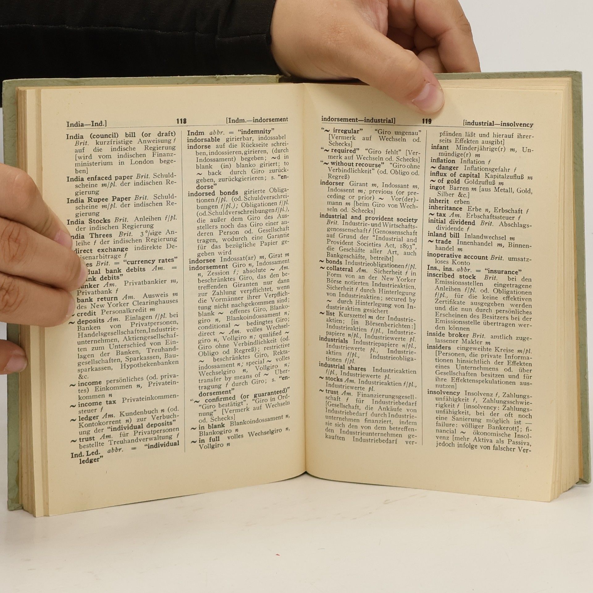K. Th. Langguth Handwörterbuch des Finanzwesens, Deutsch-Englisch