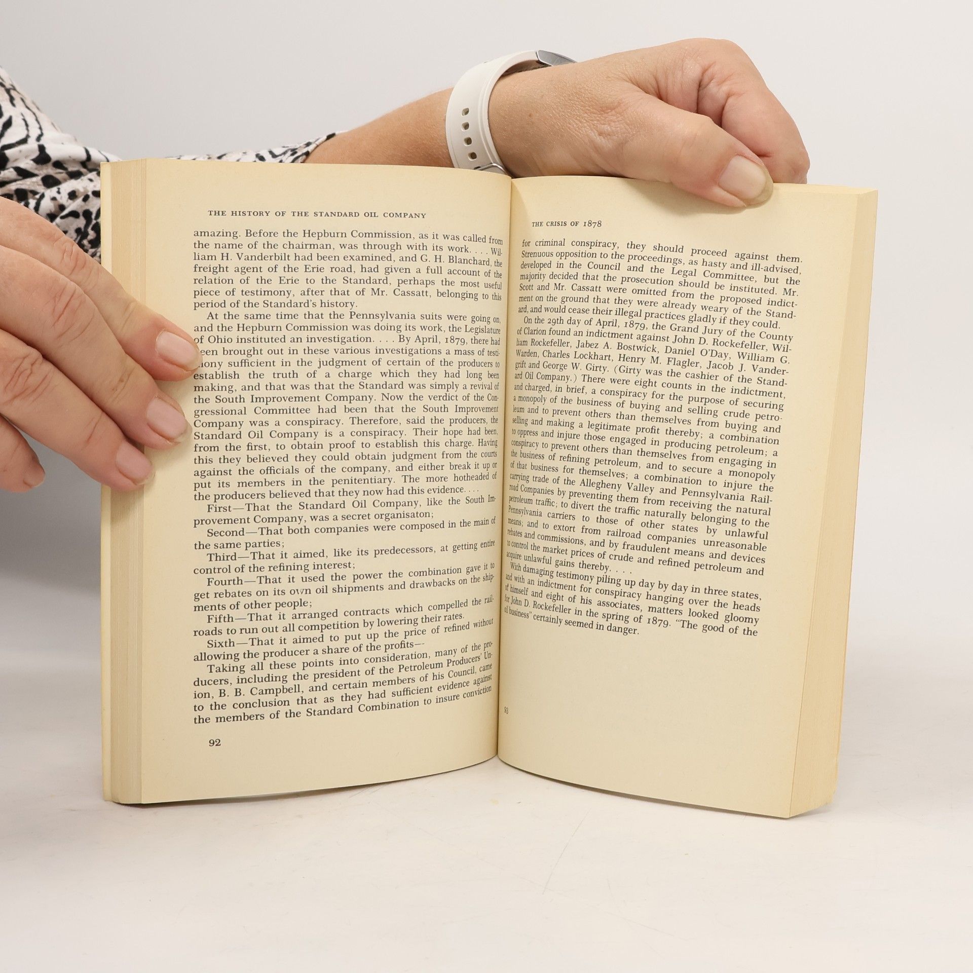 Ida Minerva Tarbell History of the Standard Oil Company - Briefer Version/Edited by David M. Chalmers