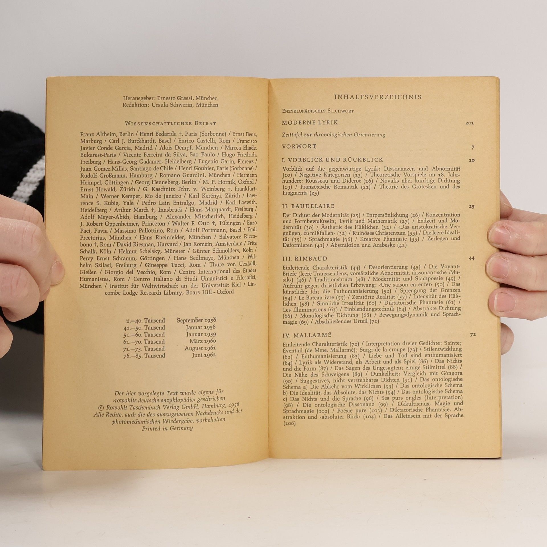 Hugo Friedrich Die Struktur der modernen Lyrik
