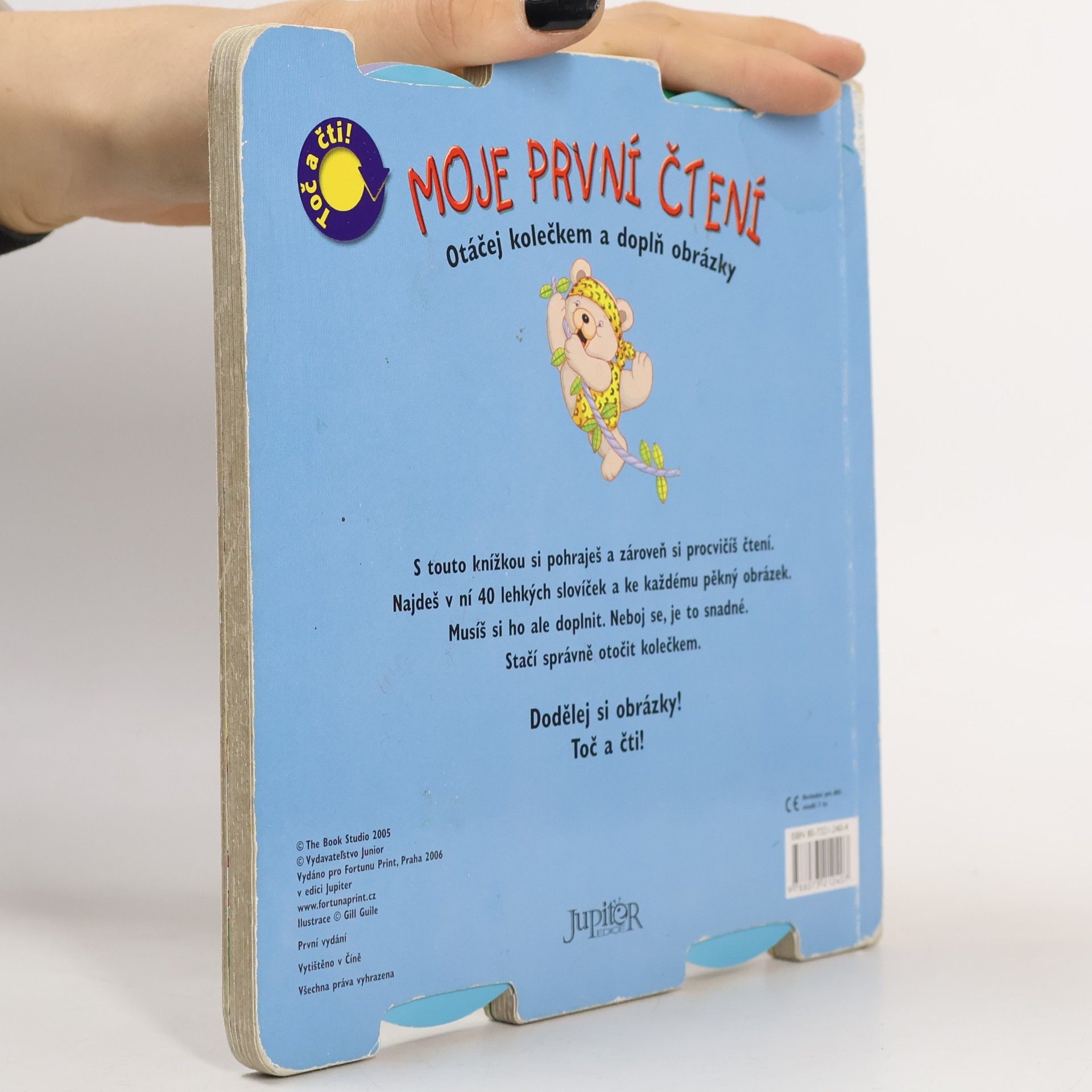 Kolektiv autorů Moje první čtení : otáčej kolečkem a doplň obrázky