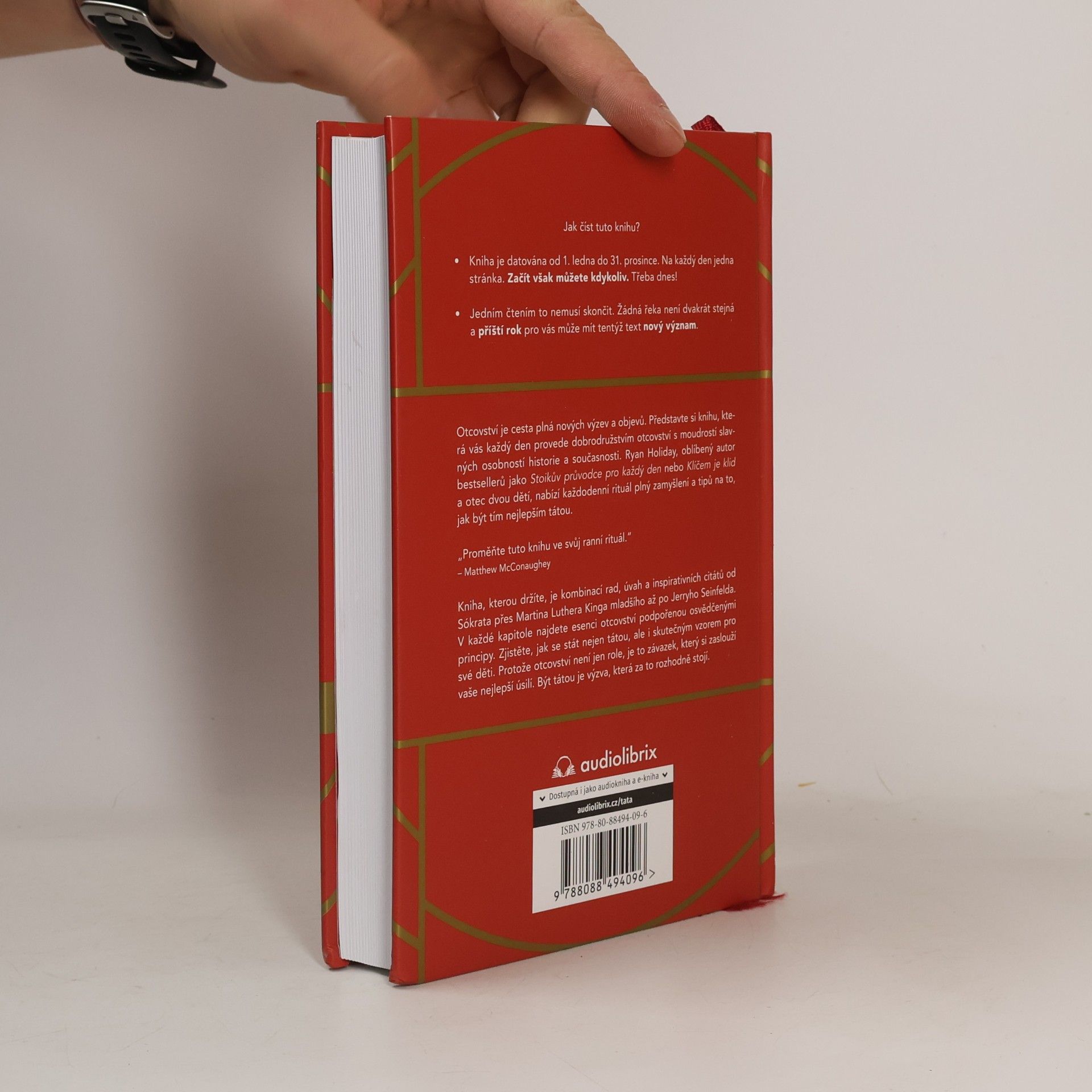 Ryan Holiday Tátou každý den - 366 zamyšlení o rodičovství, výchově a lásce k dětem