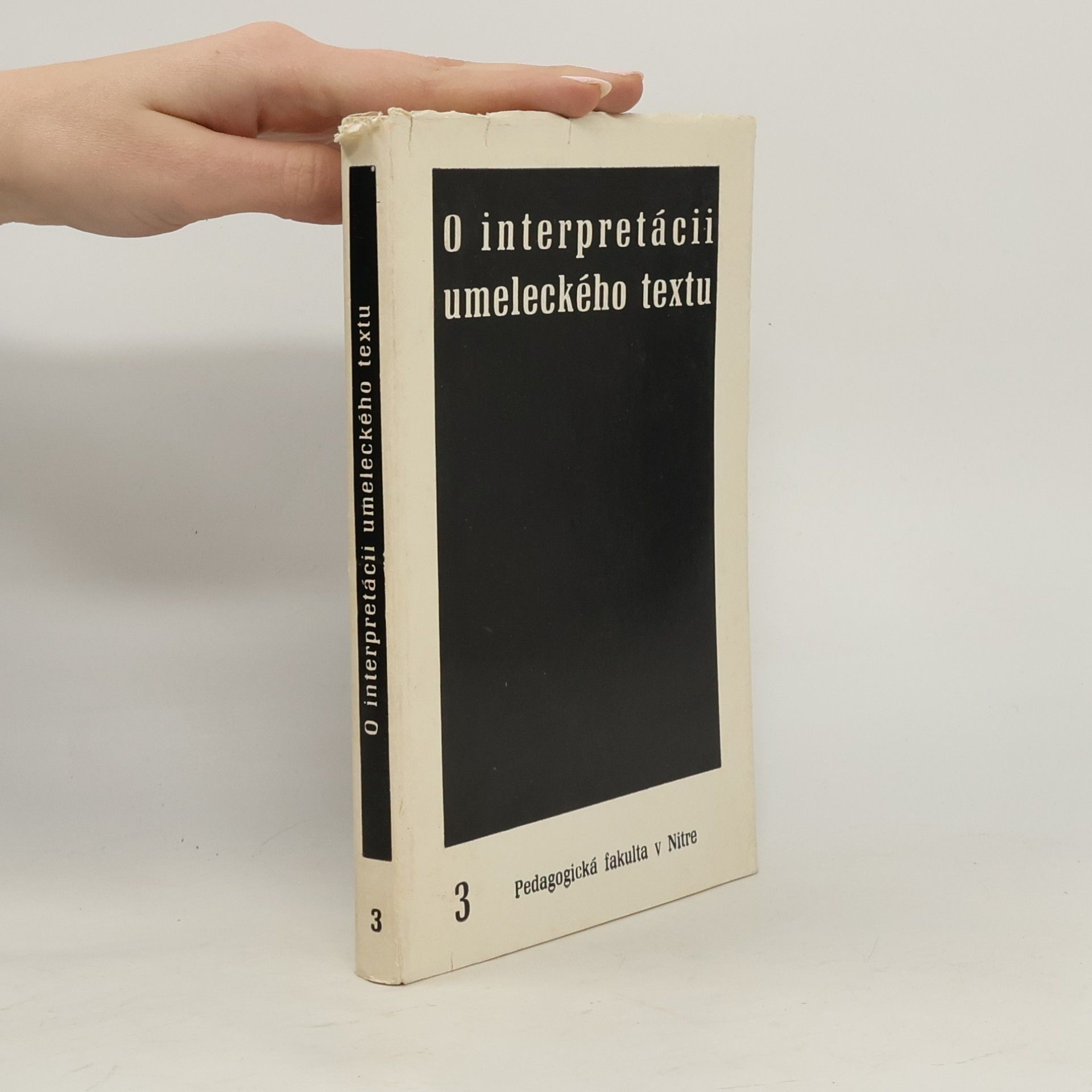 Pavol Horváth O interpretácii umeleckého textu 3