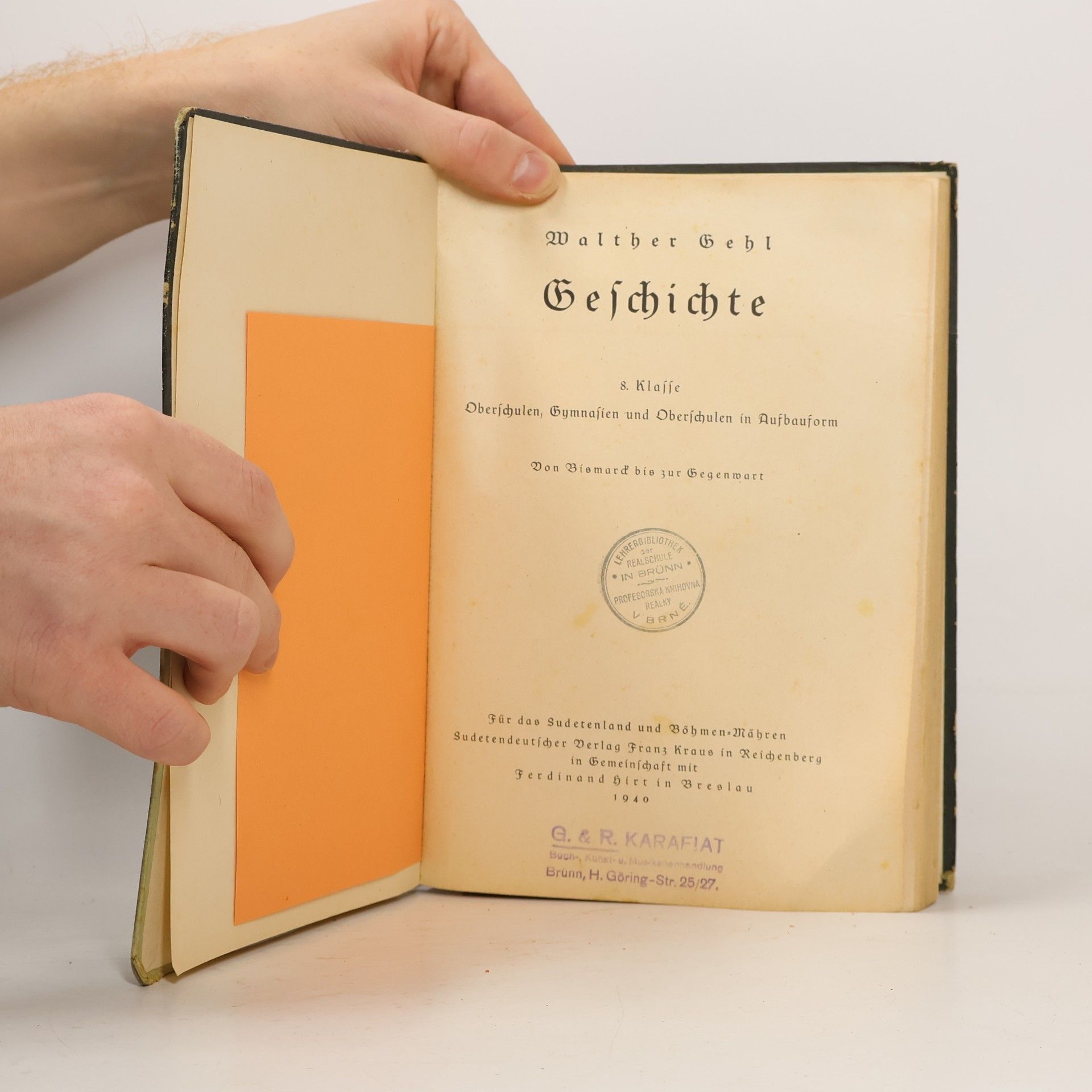 Walther Gehl Geschichte